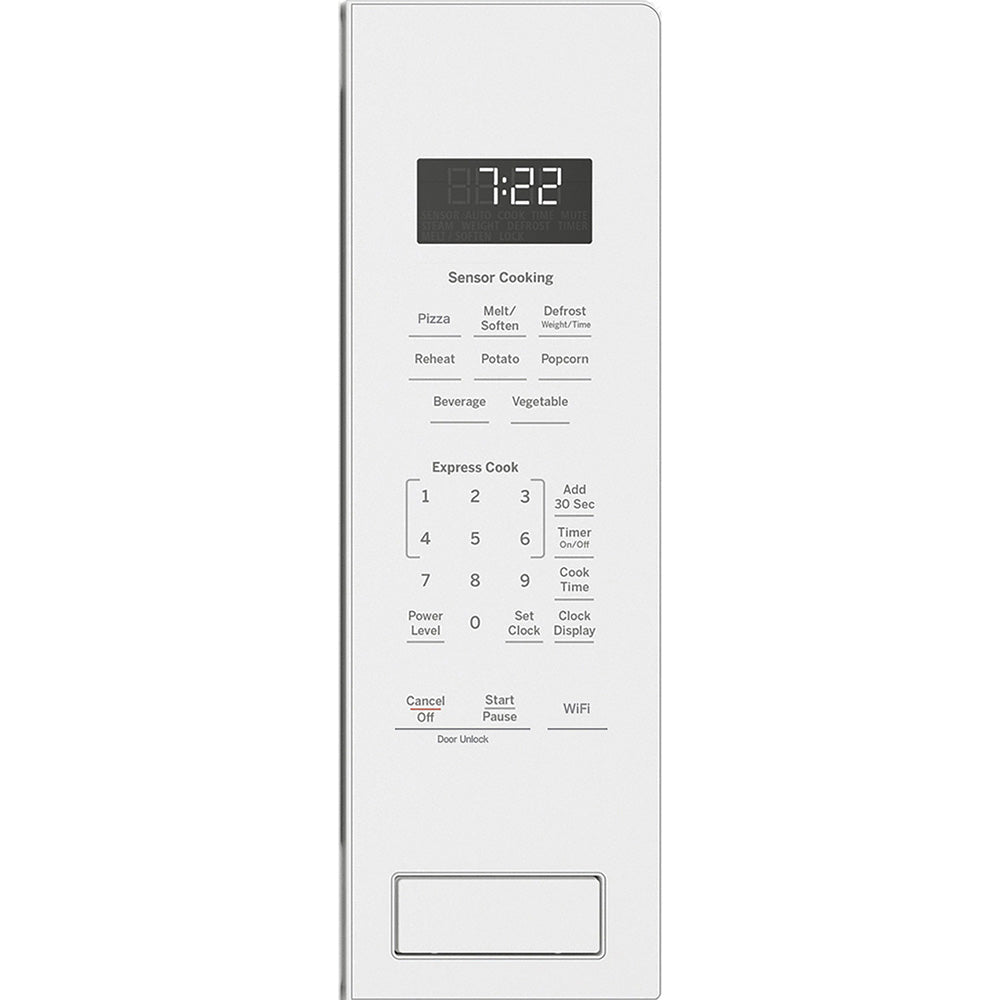2.2 CuFt Built-In Sensor Countertop Microwave in White