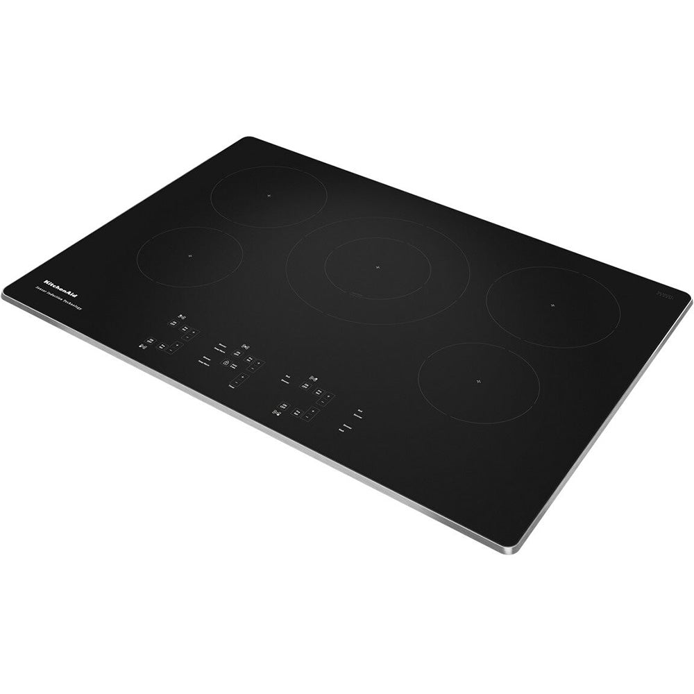36" 5-Element Induction Electric Cooktop in Black with Frameless Design