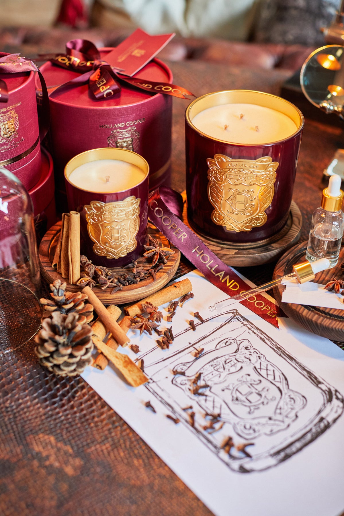 Triple Wick Candle (Noel)