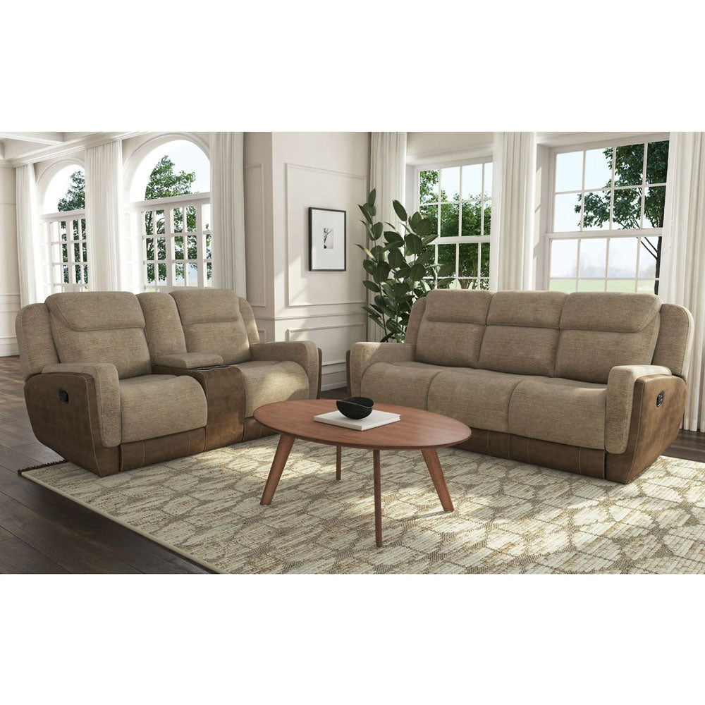 Hornet Reclining Sofa & Loveseat - Beige
