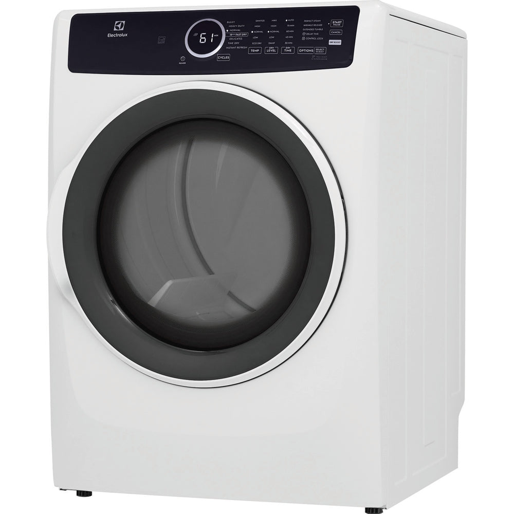 8.0 Cu-Ft Front Load Perfect Steam™ Gas Dryer with Instant Refresh in White