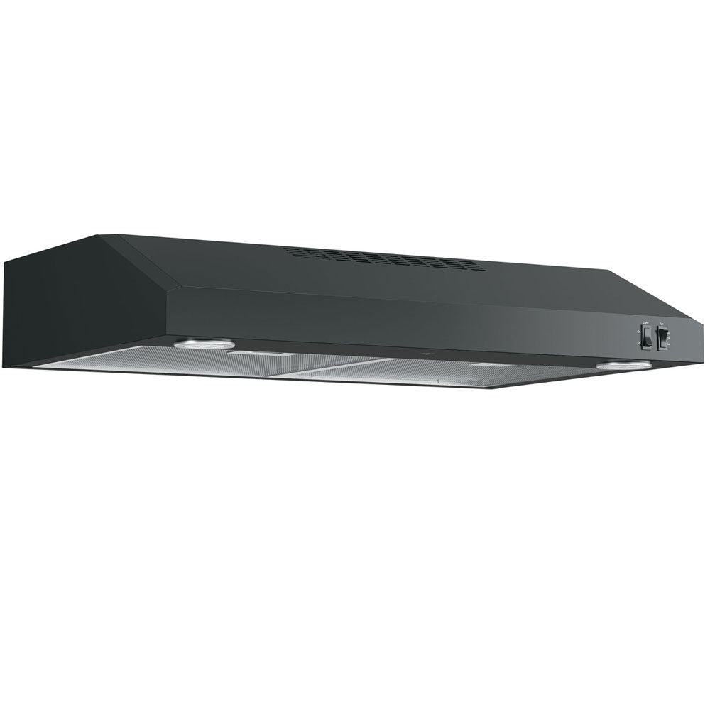 30" Under the Cabinet Convertible Hood — Black
