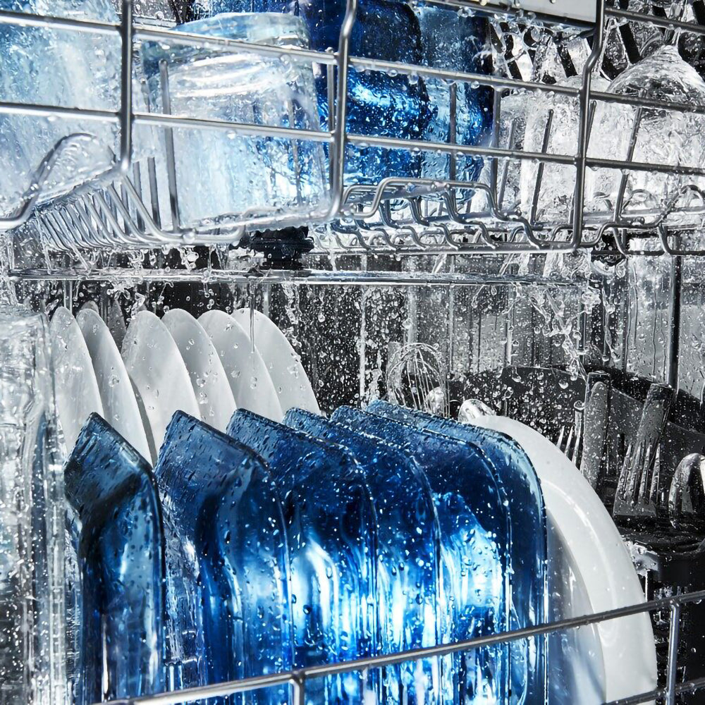 50 dBA Front Control Dual Power Filtration Dishwasher in Stainless Steel