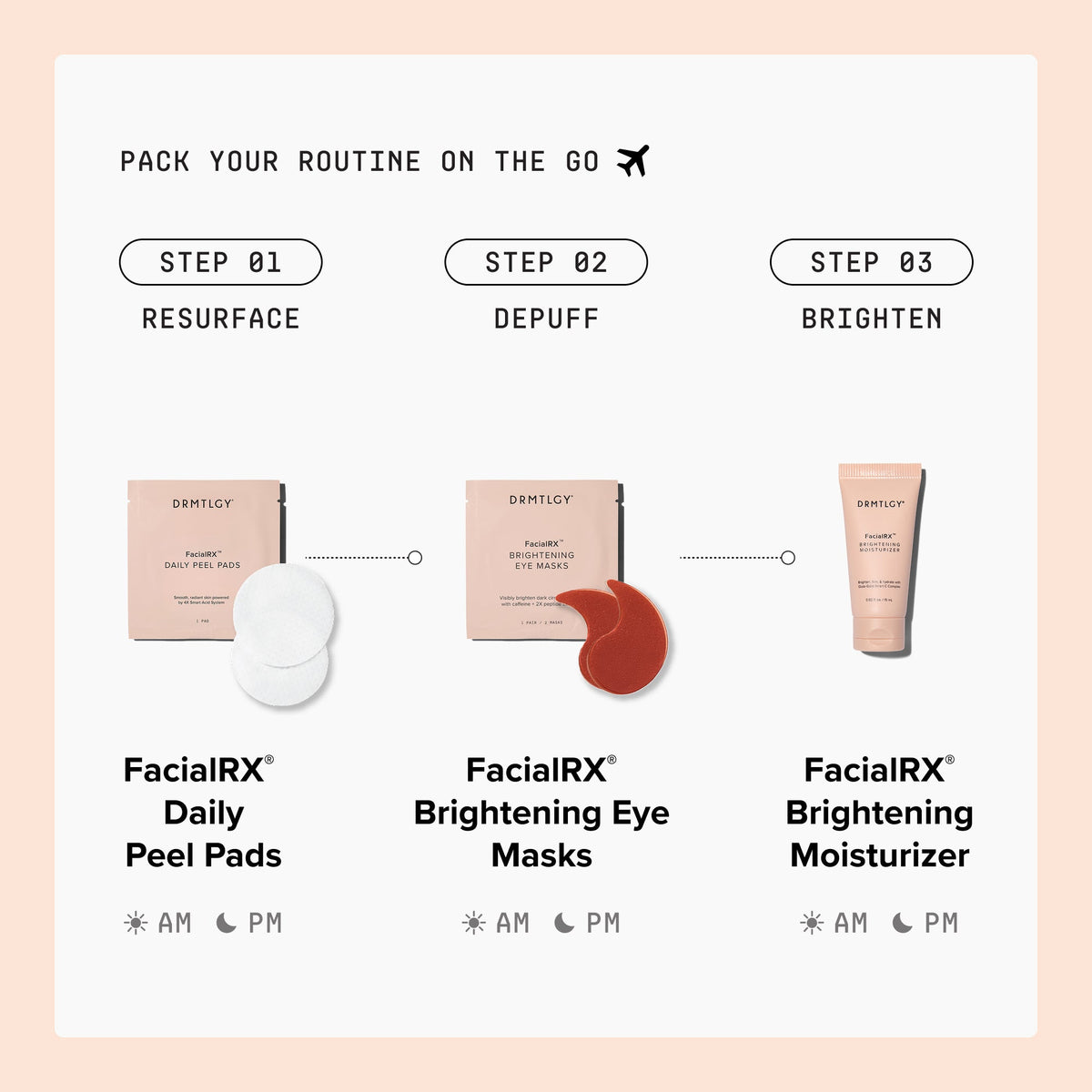 Mini FacialRX® Brightening Eye Masks