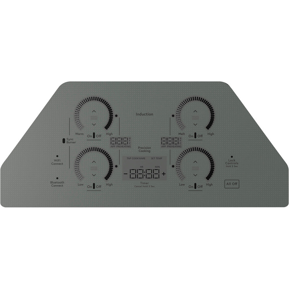 30" Smart 4-Element Induction Cooktop in Stainless Steel with Synchronized Elements