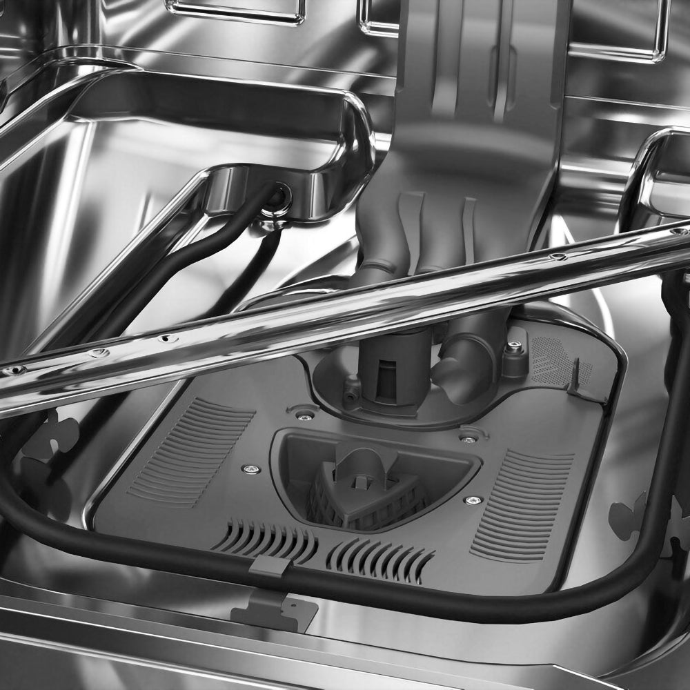 50 dBA Front Control Dual Power Filtration Dishwasher in Stainless Steel