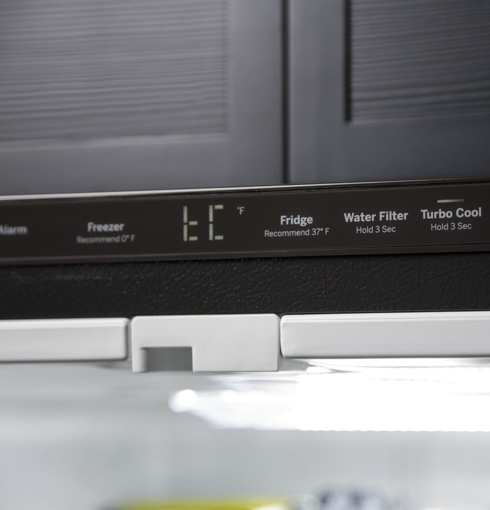 21.0 CuFt Bottom-Mount Refrigerator in Stainless Steel with Sliding Snack Drawer
