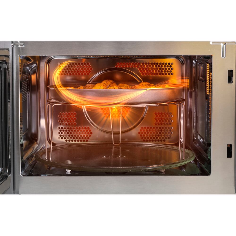 1.0 CuFt Countertop Convection Microwave in Stainless Steel with Air Fry