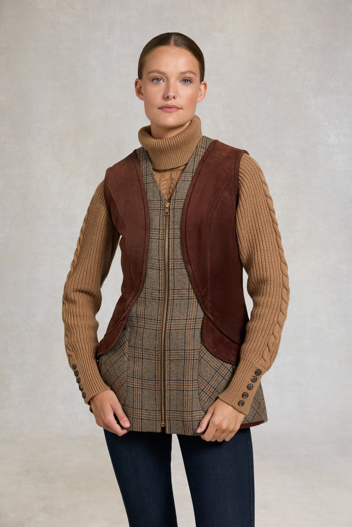 Field Vest (Bourbon Tweed)