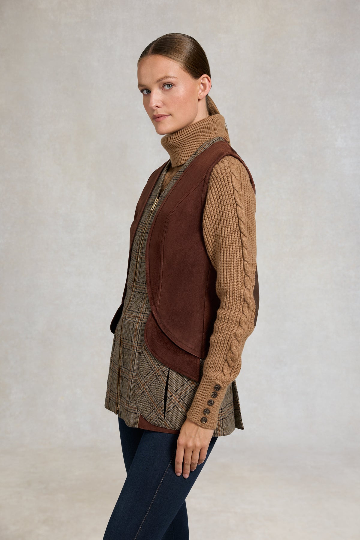 Field Vest (Bourbon Tweed)