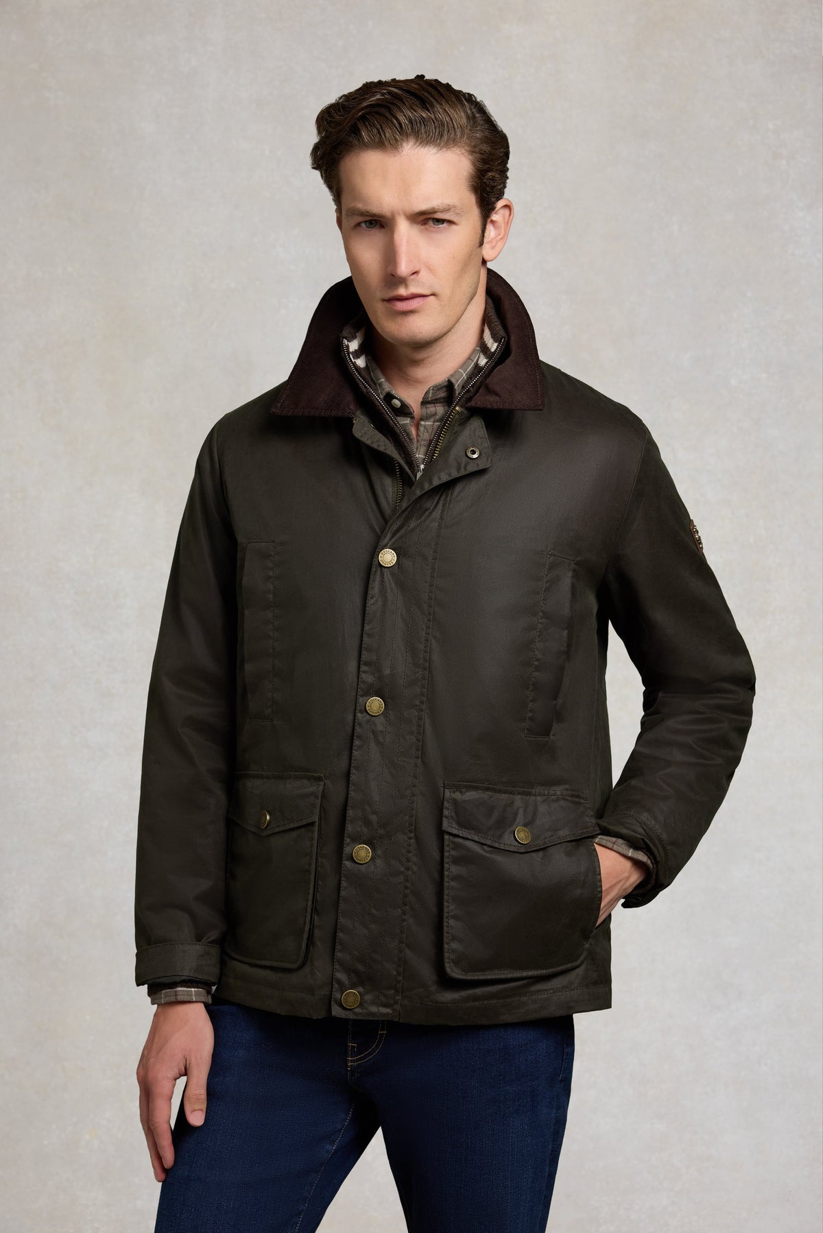Men's Classic Wax Jacket (Moss Wax)