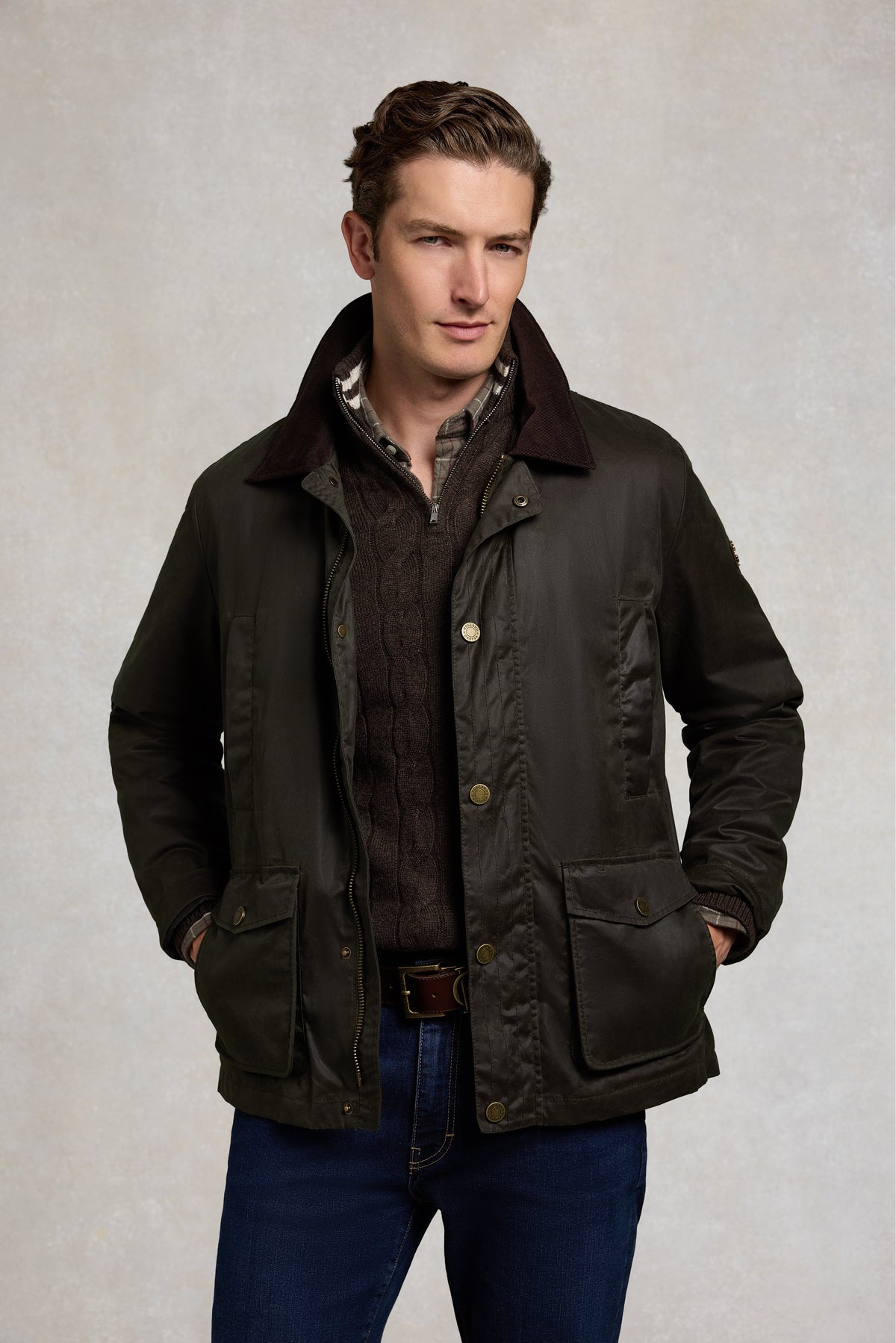 Men's Classic Wax Jacket (Moss Wax)