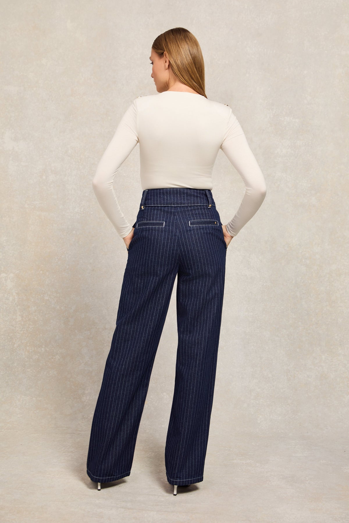 Harper Longsleeve Top (Natural)