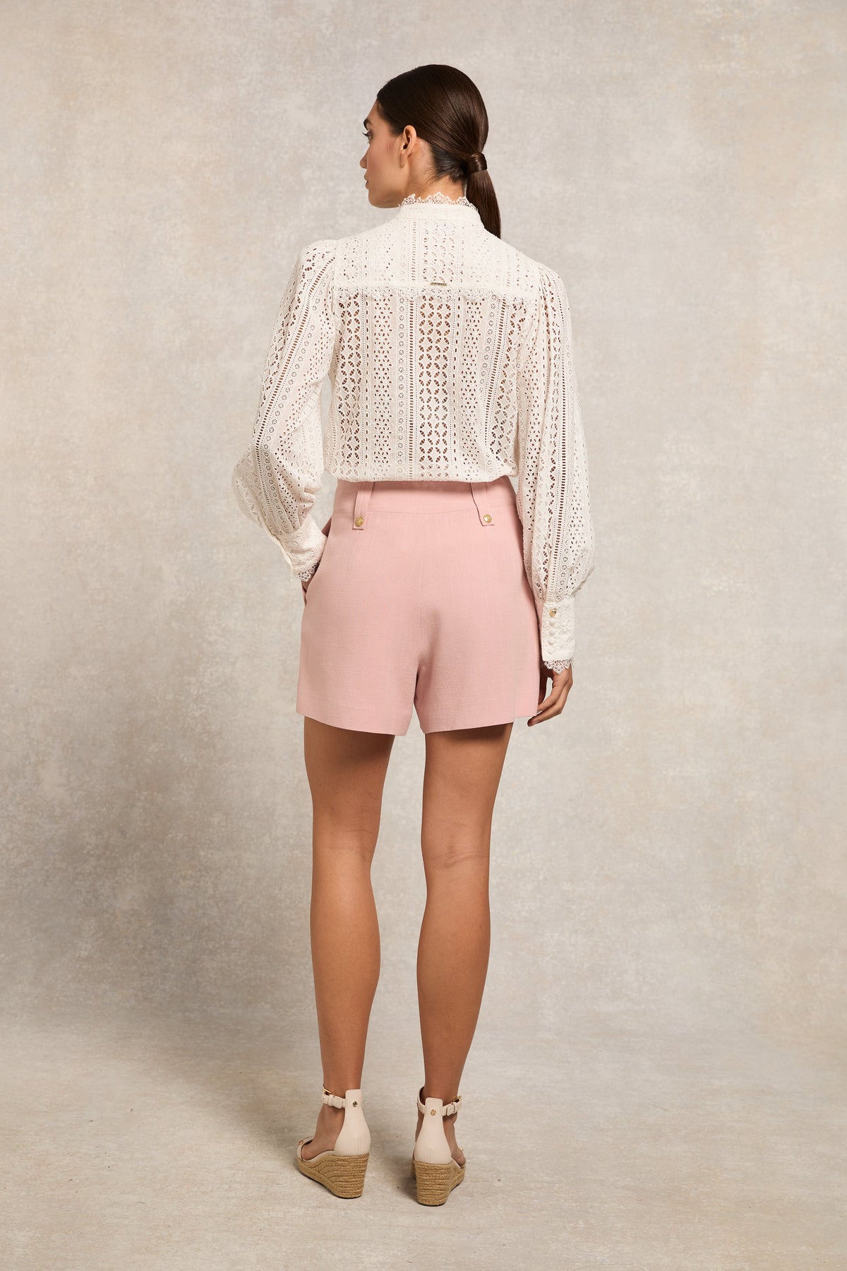 Tailored Short (Pink Linen)