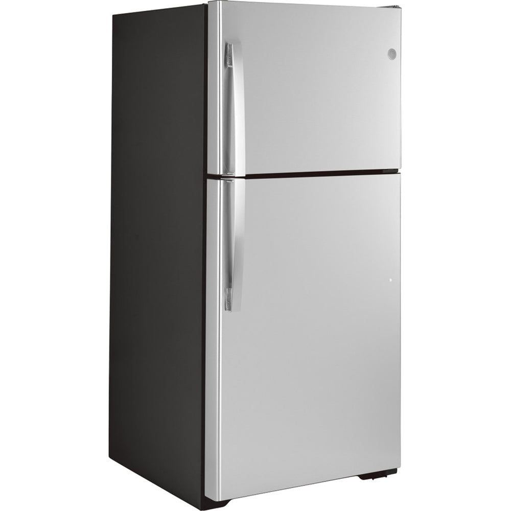 19.2 CuFt Top-Mount Refrigerator in Stainless Steel with Reversible Hinges