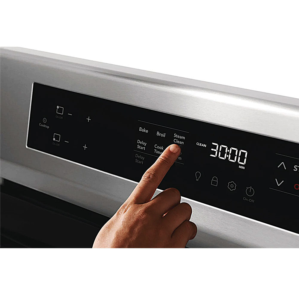 5.3 Cu. Ft 30" Rear Control Induction Range