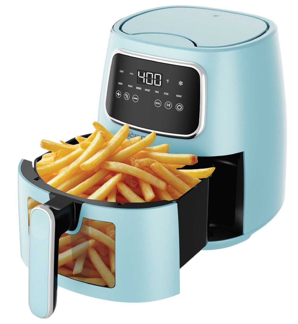 Kitchen Elite 5.5 Quart Blue Air Fryer