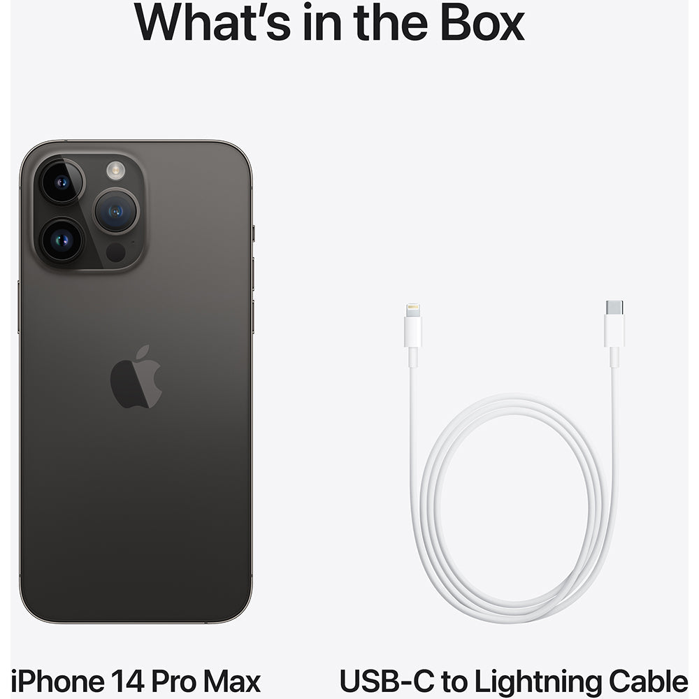 6.7" iPhone 14 Pro Max 128GB Sim-Free Space Black - Preowned