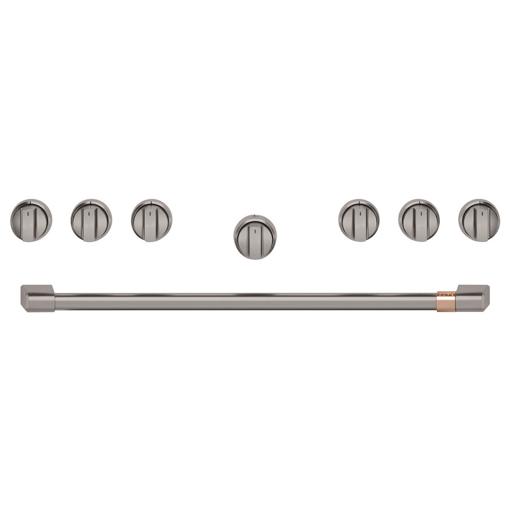 36-inch Brushed Handle & Knob Set for Pro Range and Rangetop - Black