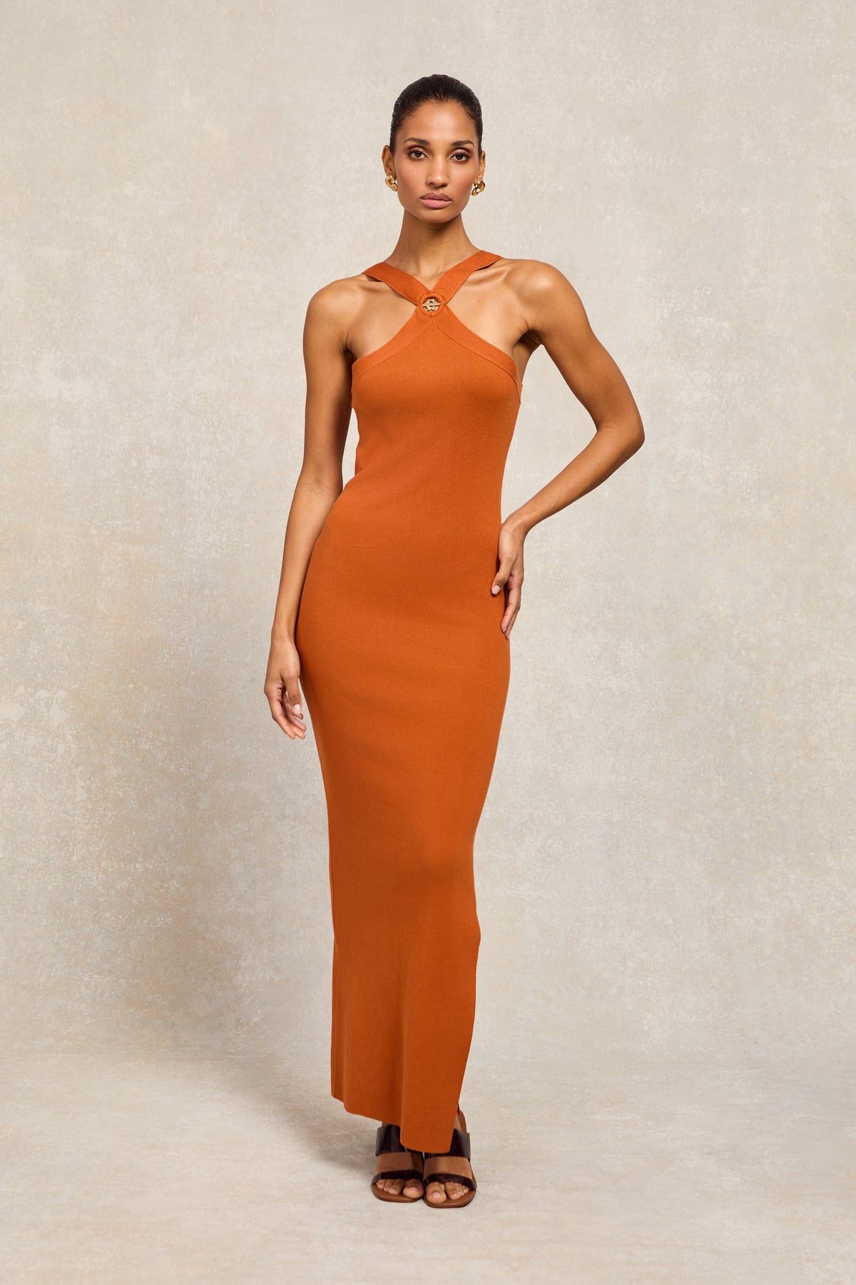 Maya Dress (Rust)