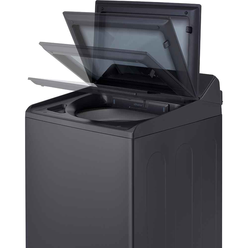 5.5 CuFt Smart Matte Black Electric Washer with 6Motion™ Technology