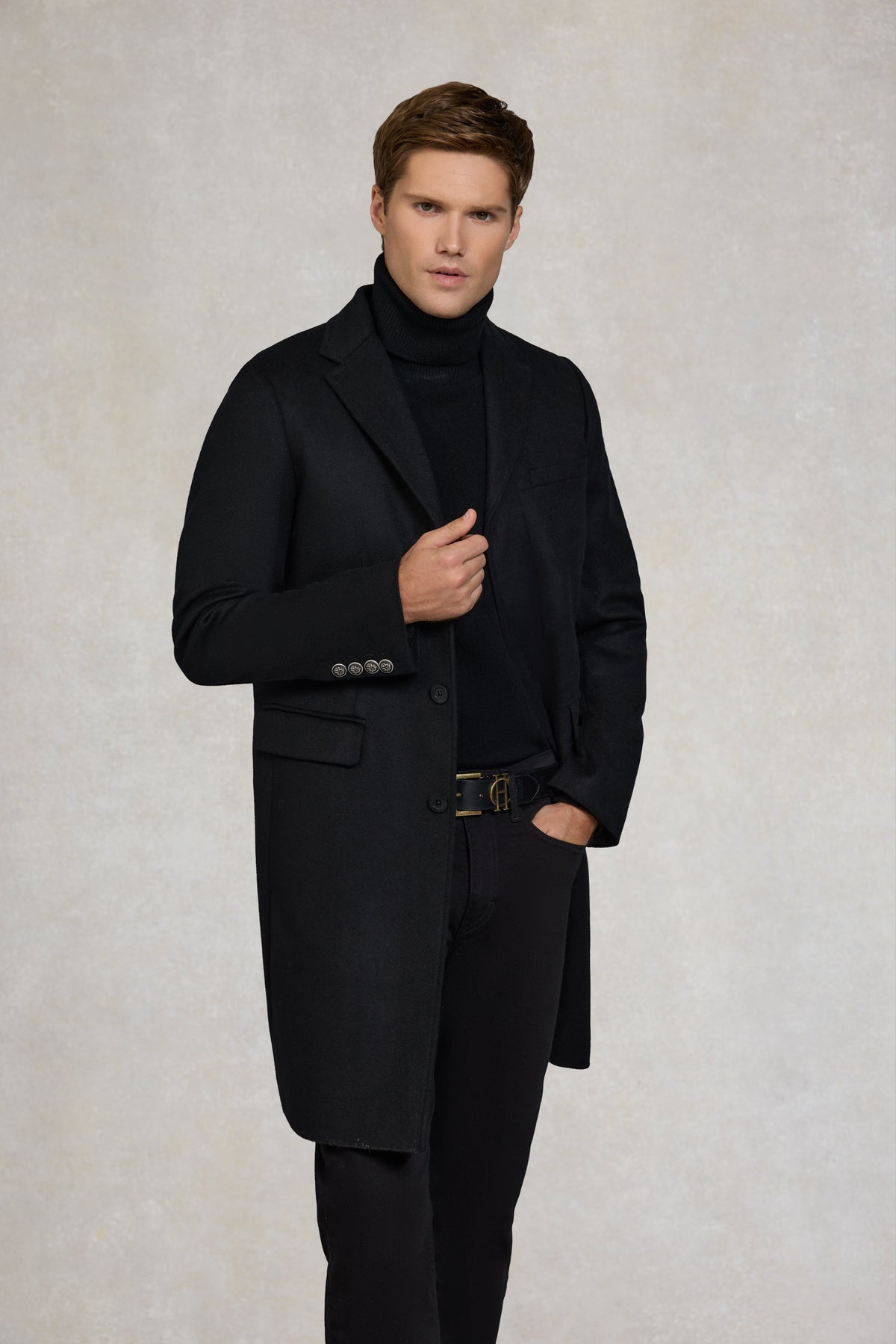 The Cheltenham Coat (Soft Black)