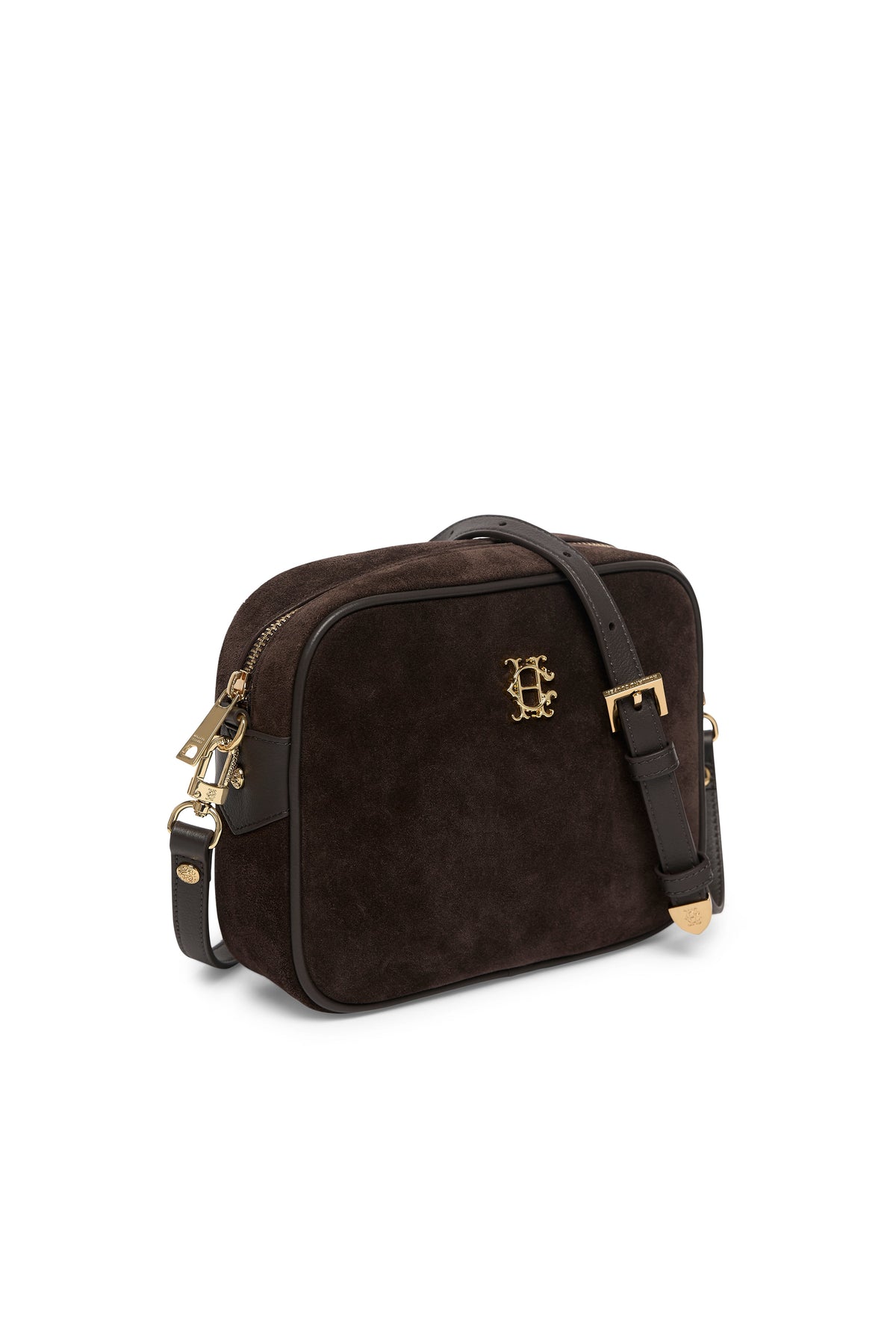 Country Camera Bag (Chocolate Suede)