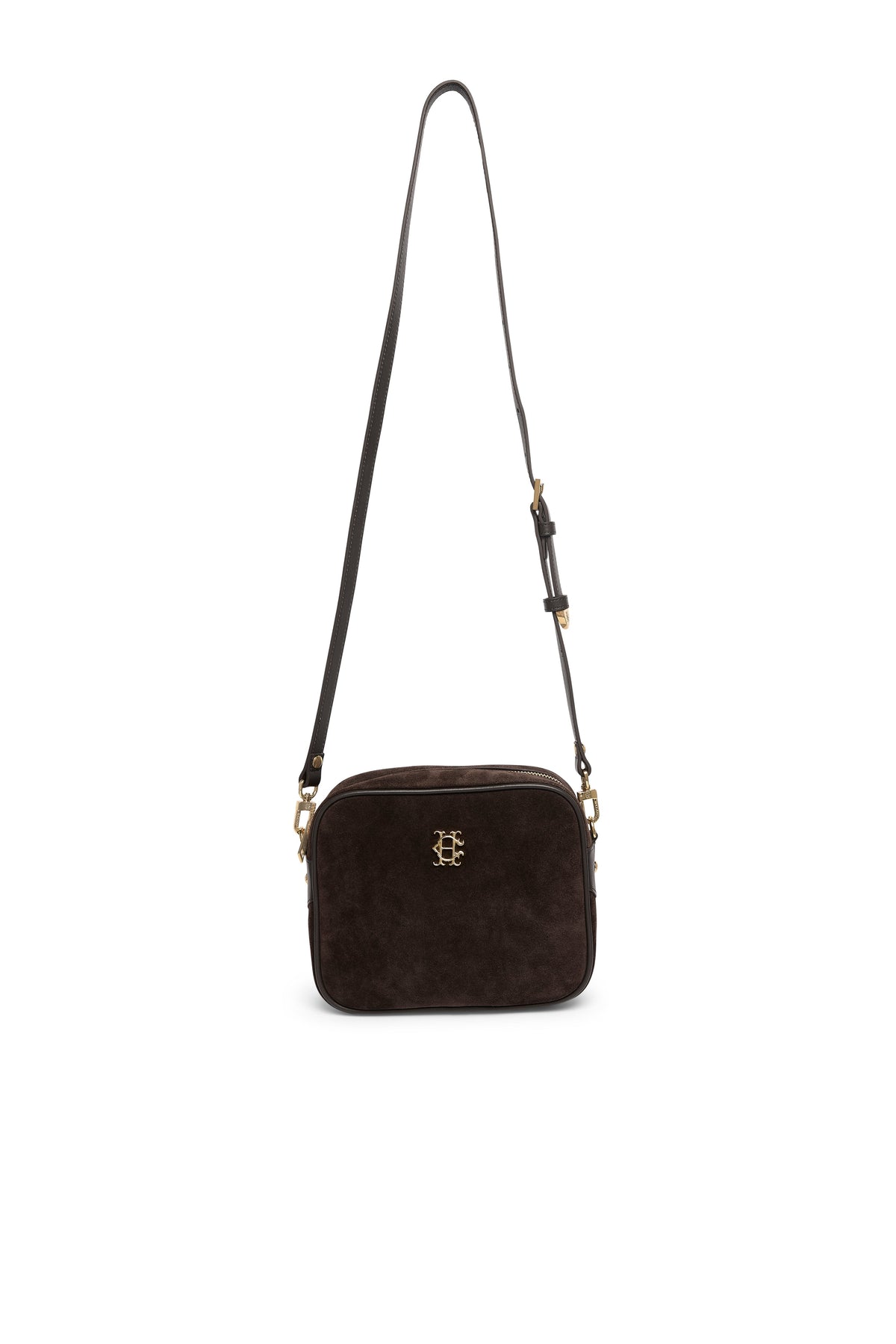 Country Camera Bag (Chocolate Suede)