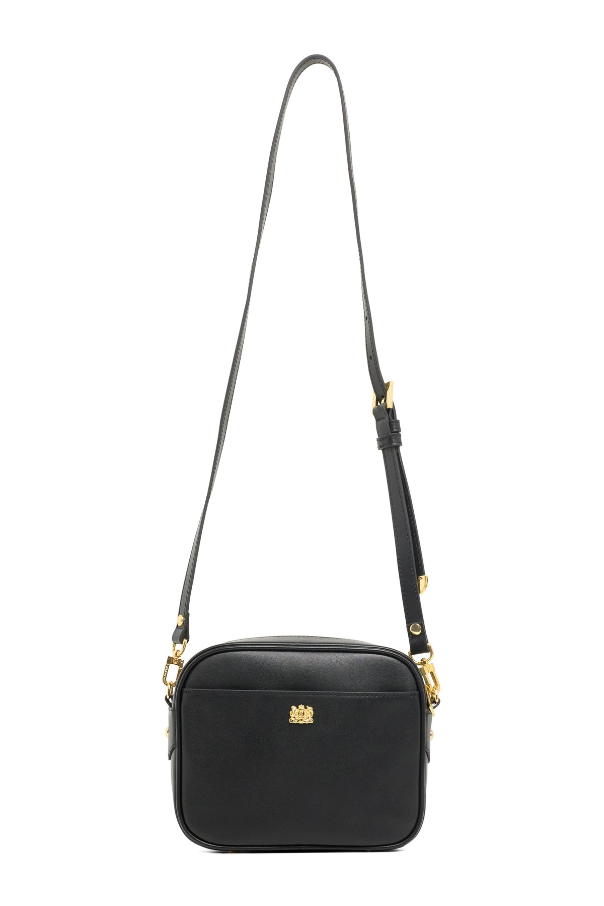 Country Camera Bag (Black Leather)