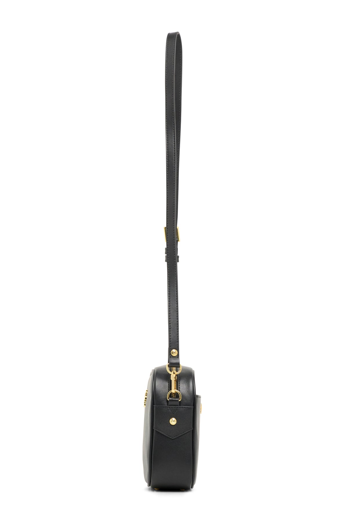 Country Camera Bag (Black Leather)