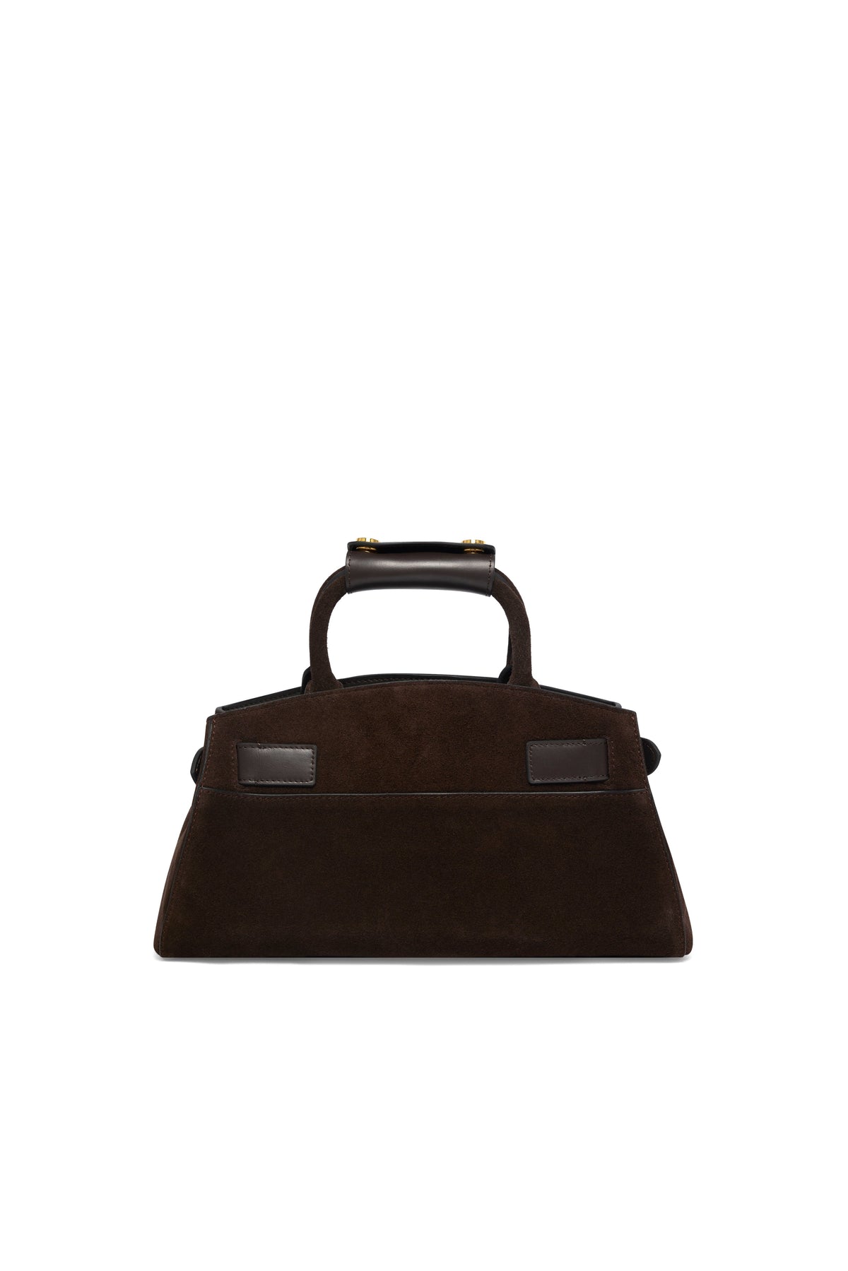 Milan Mini Tote (Chocolate Suede)