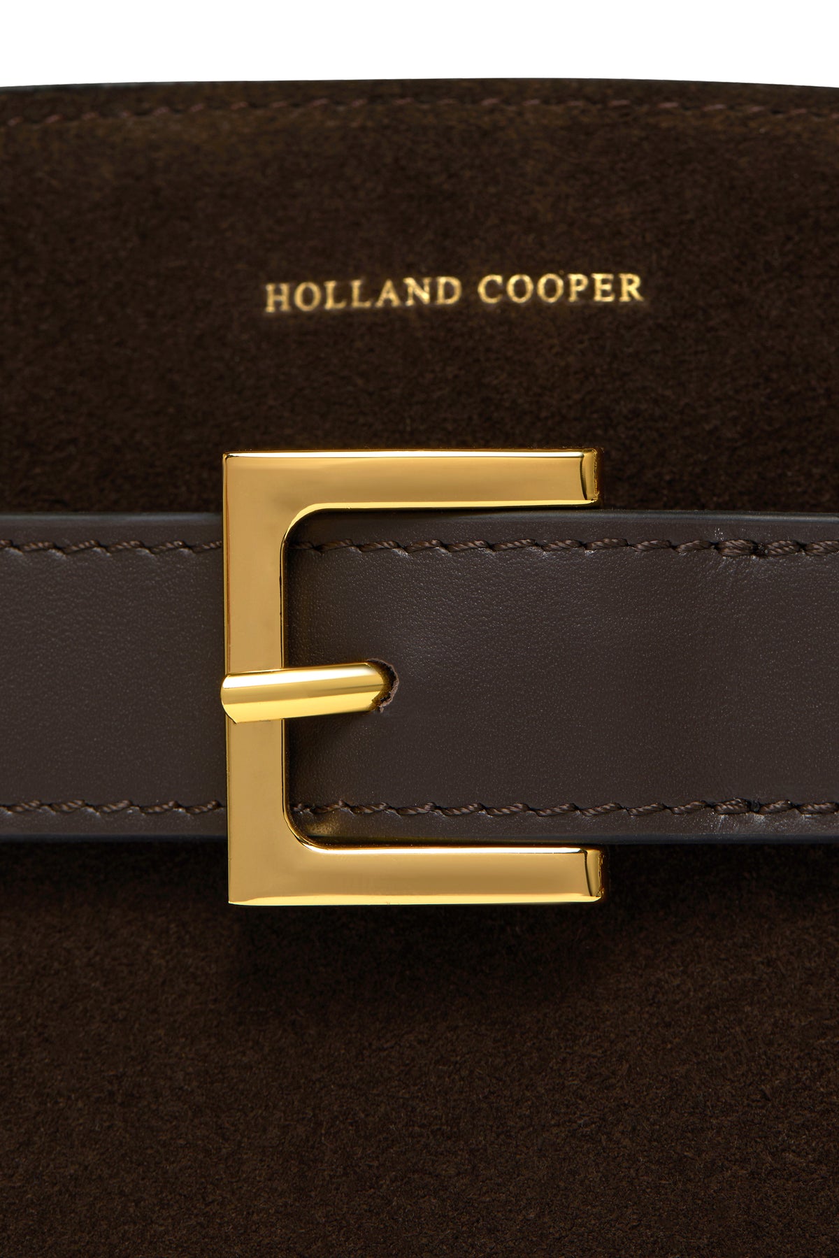 Milan Mini Tote (Chocolate Suede)