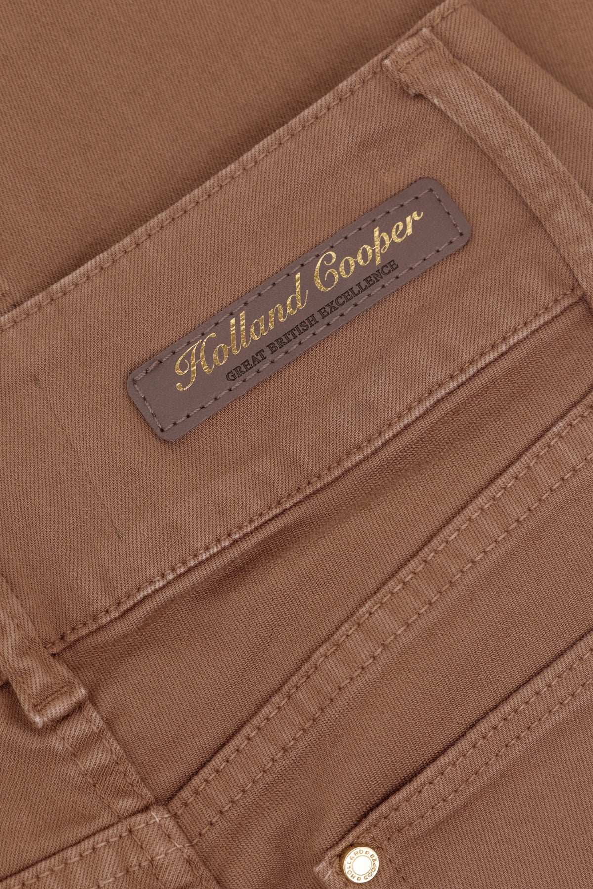 High Rise Flare Jean (Chestnut)