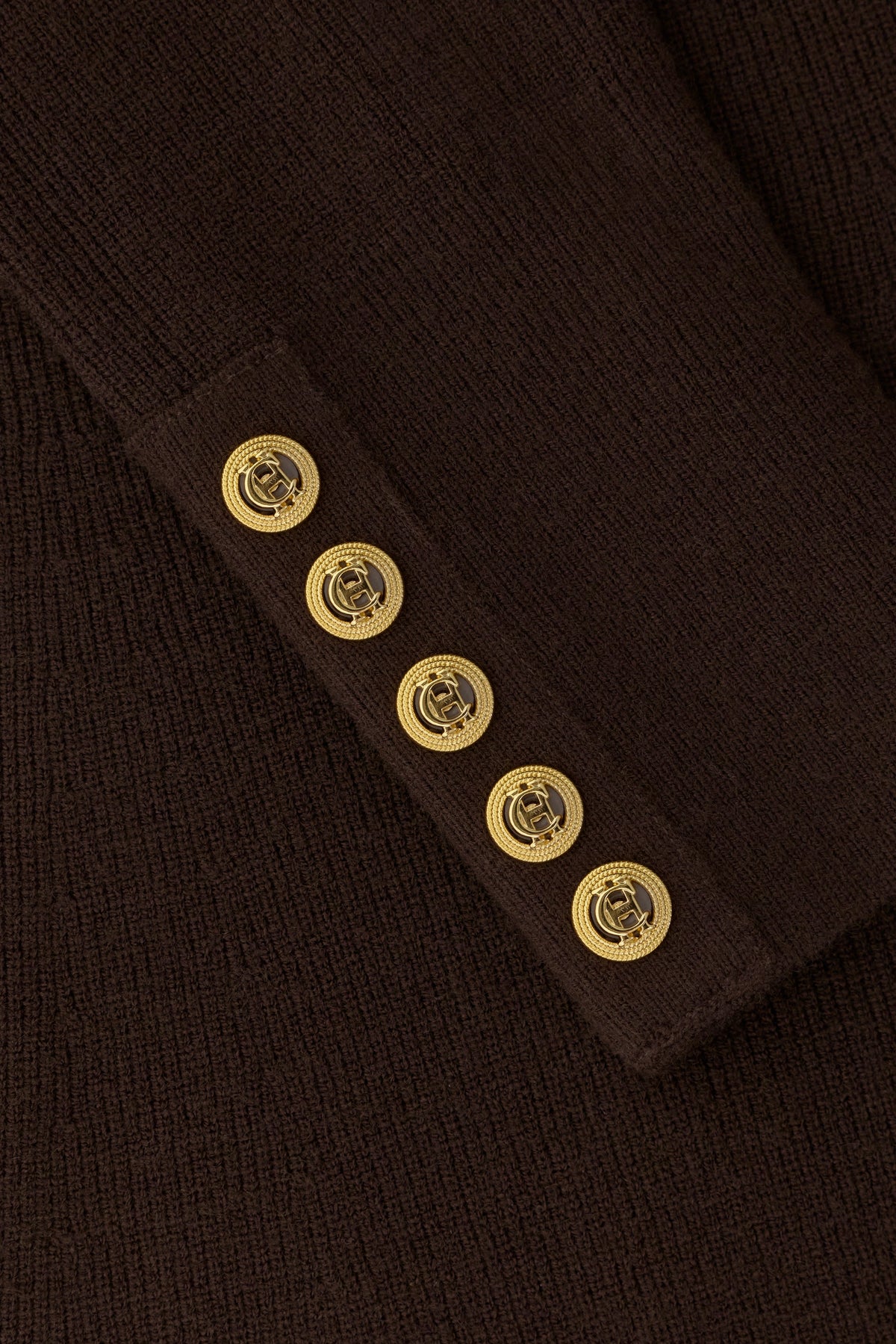 Aspen Knitted Dress (Olive Brown)