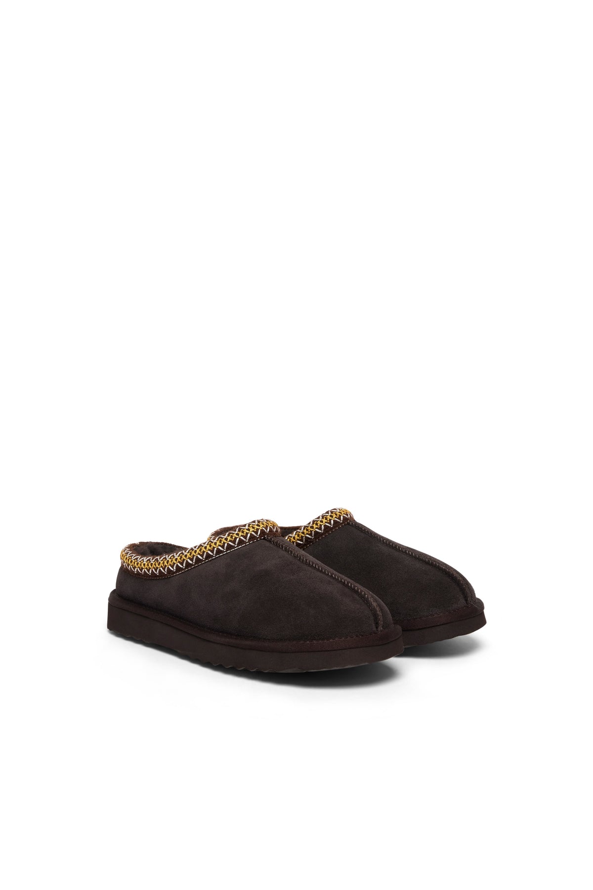 Ultra Low Shearling Mule (Chocolate)