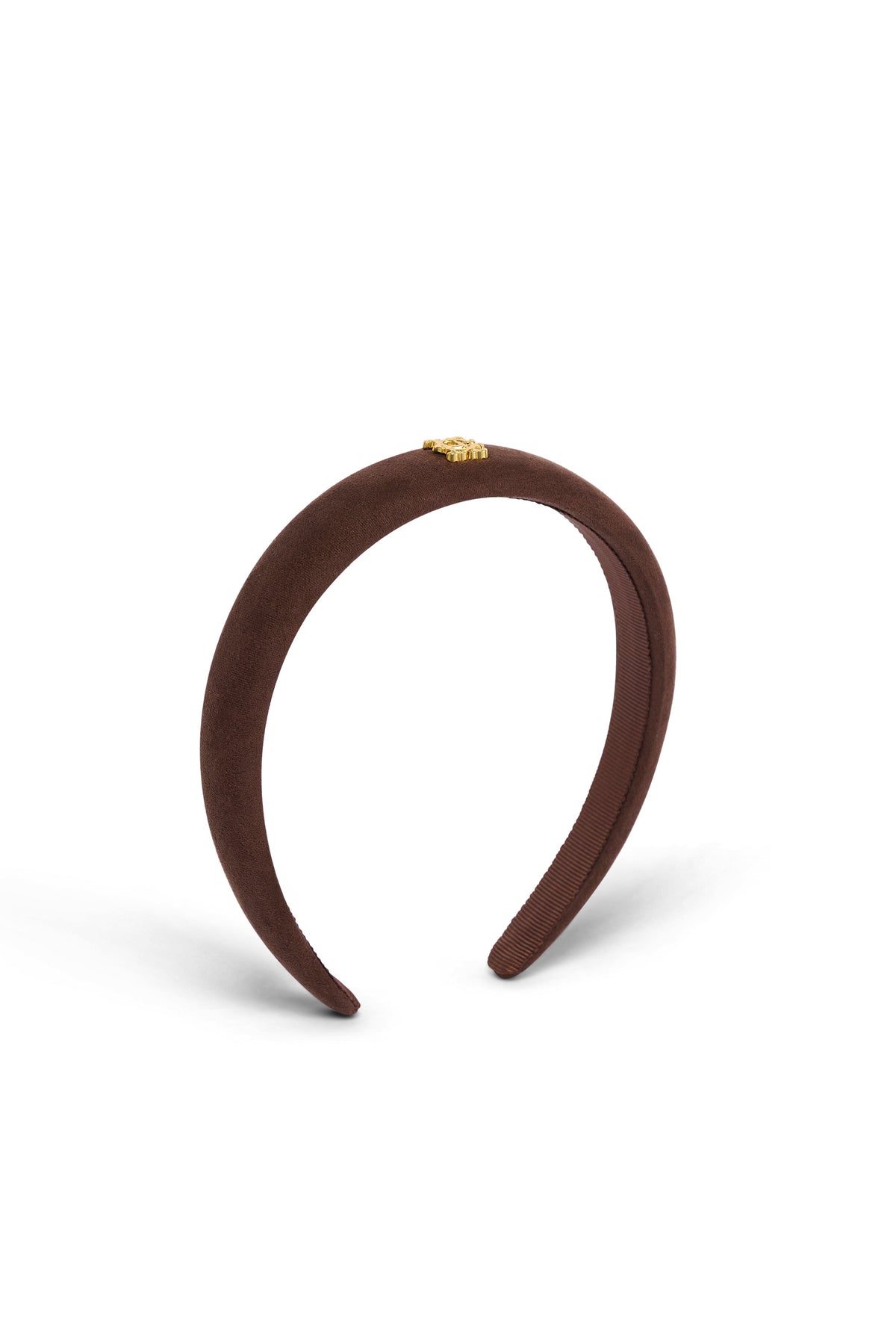 Suede Headband (Chocolate)