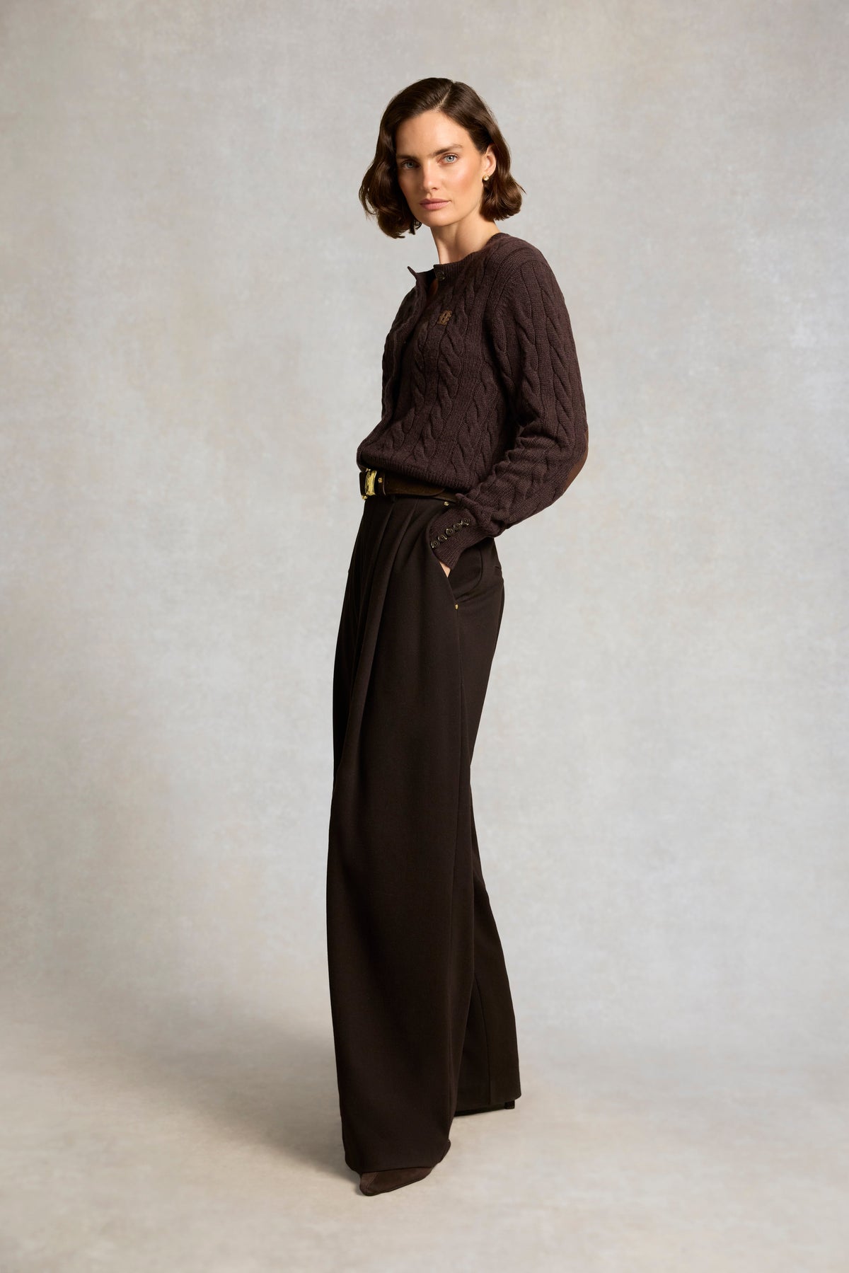 Bourton Cardigan (Chocolate)