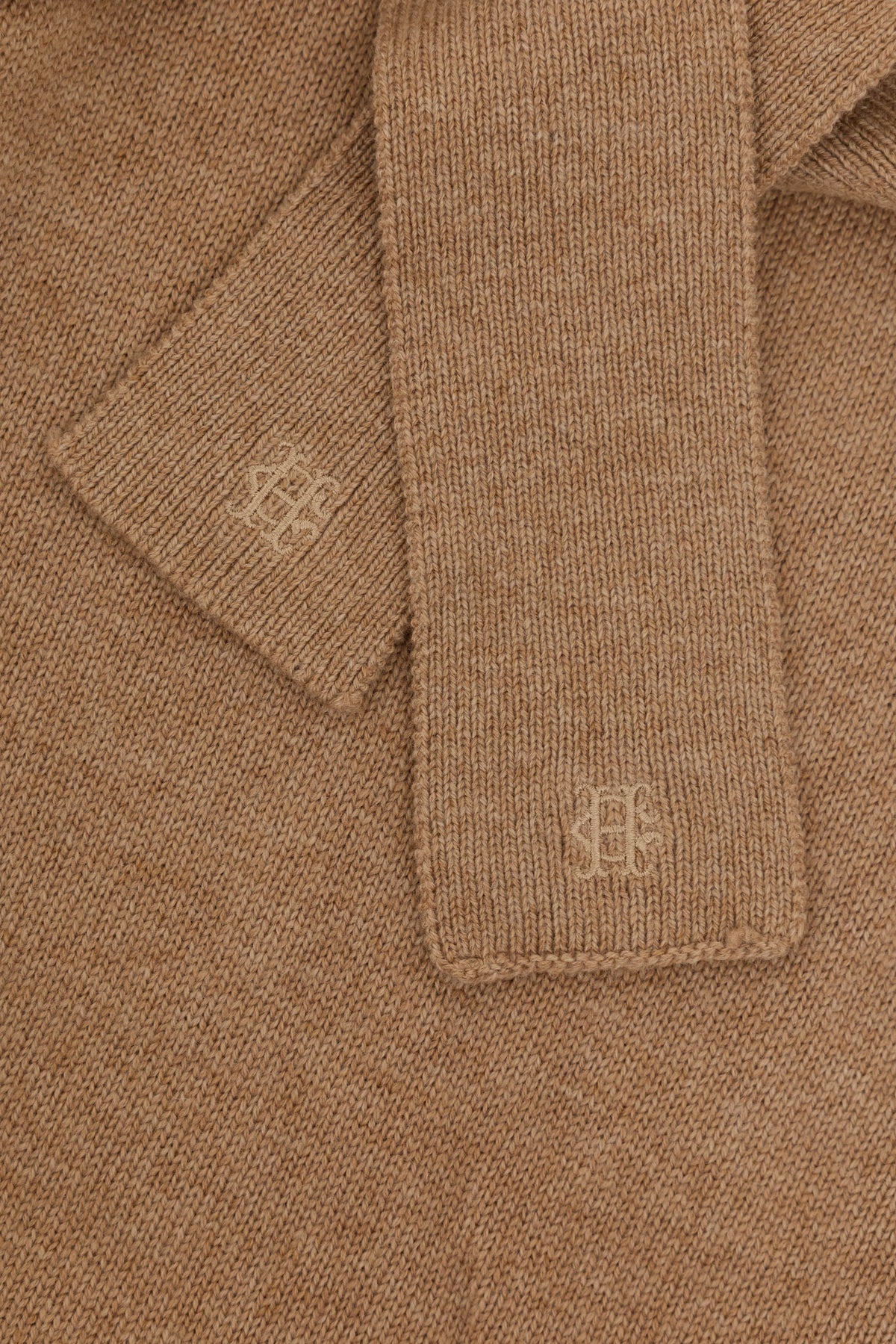 Apperley Roll Neck Knit (Camel Marl)
