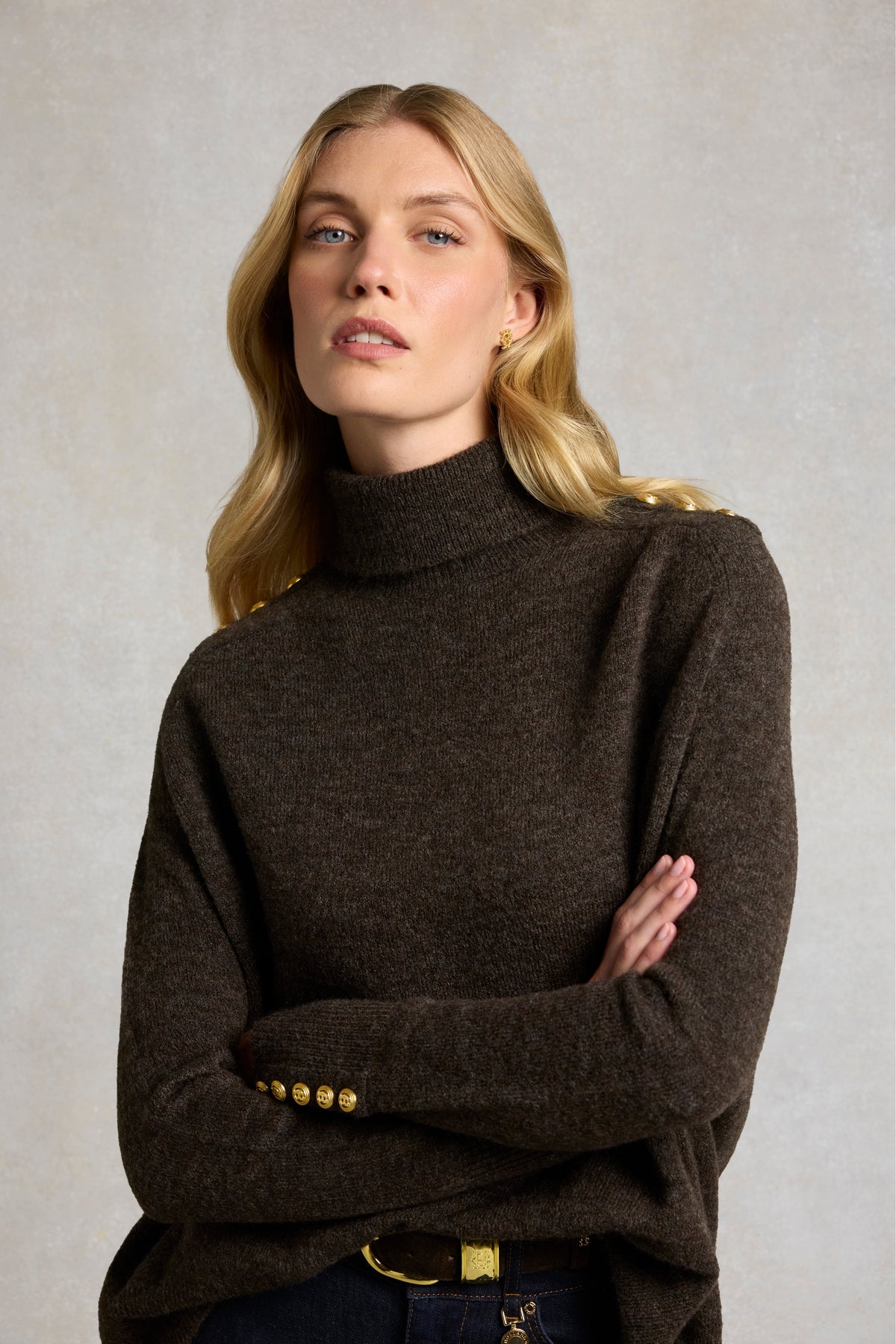 Buckingham Cape Knit (Chocolate)
