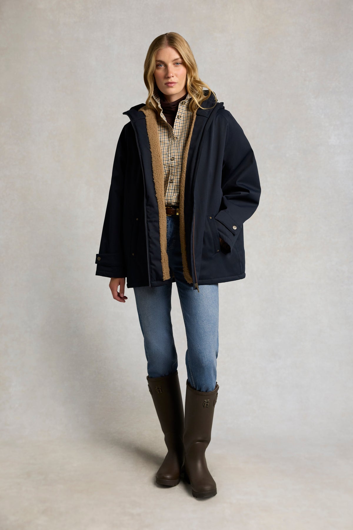 One-Size Waterproof Jacket (Dark Navy)