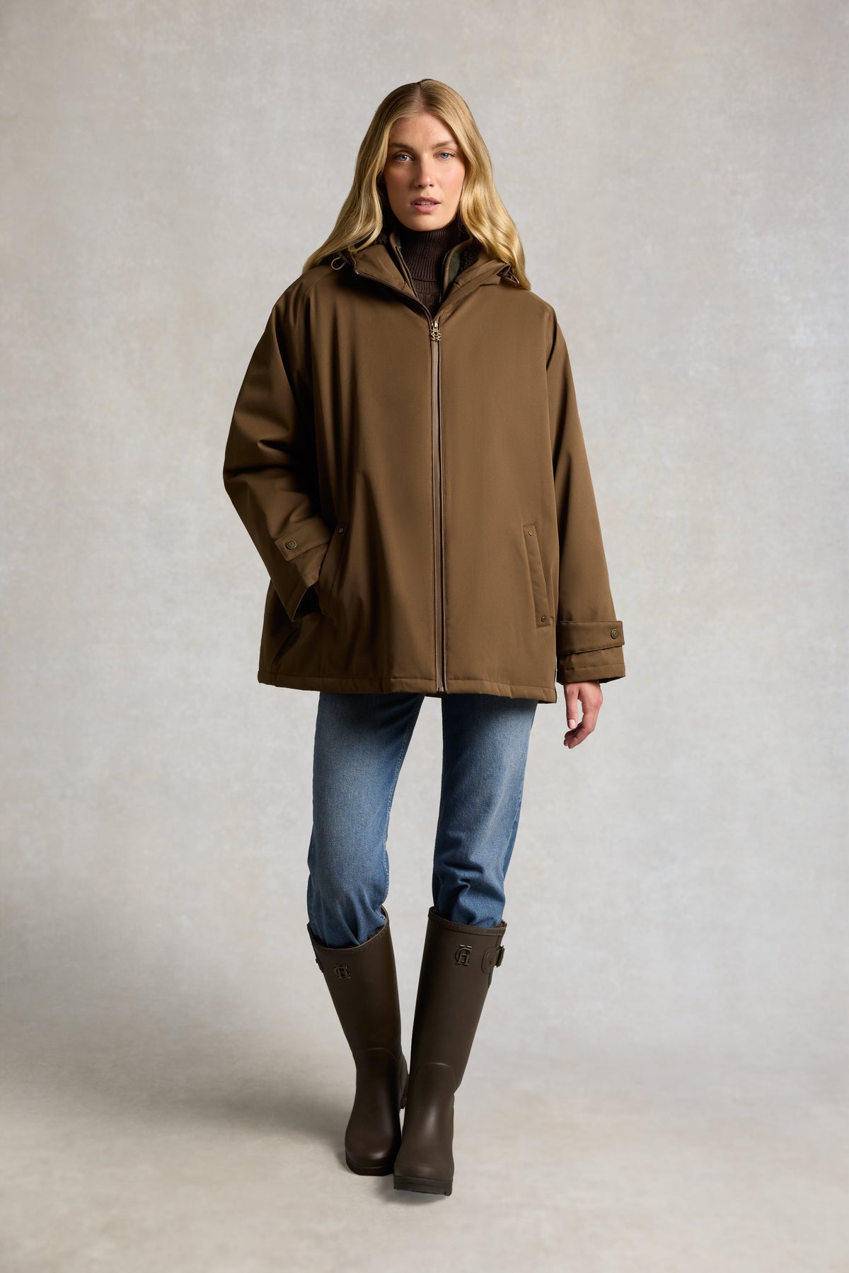 One-Size Waterproof Jacket (Chestnut)