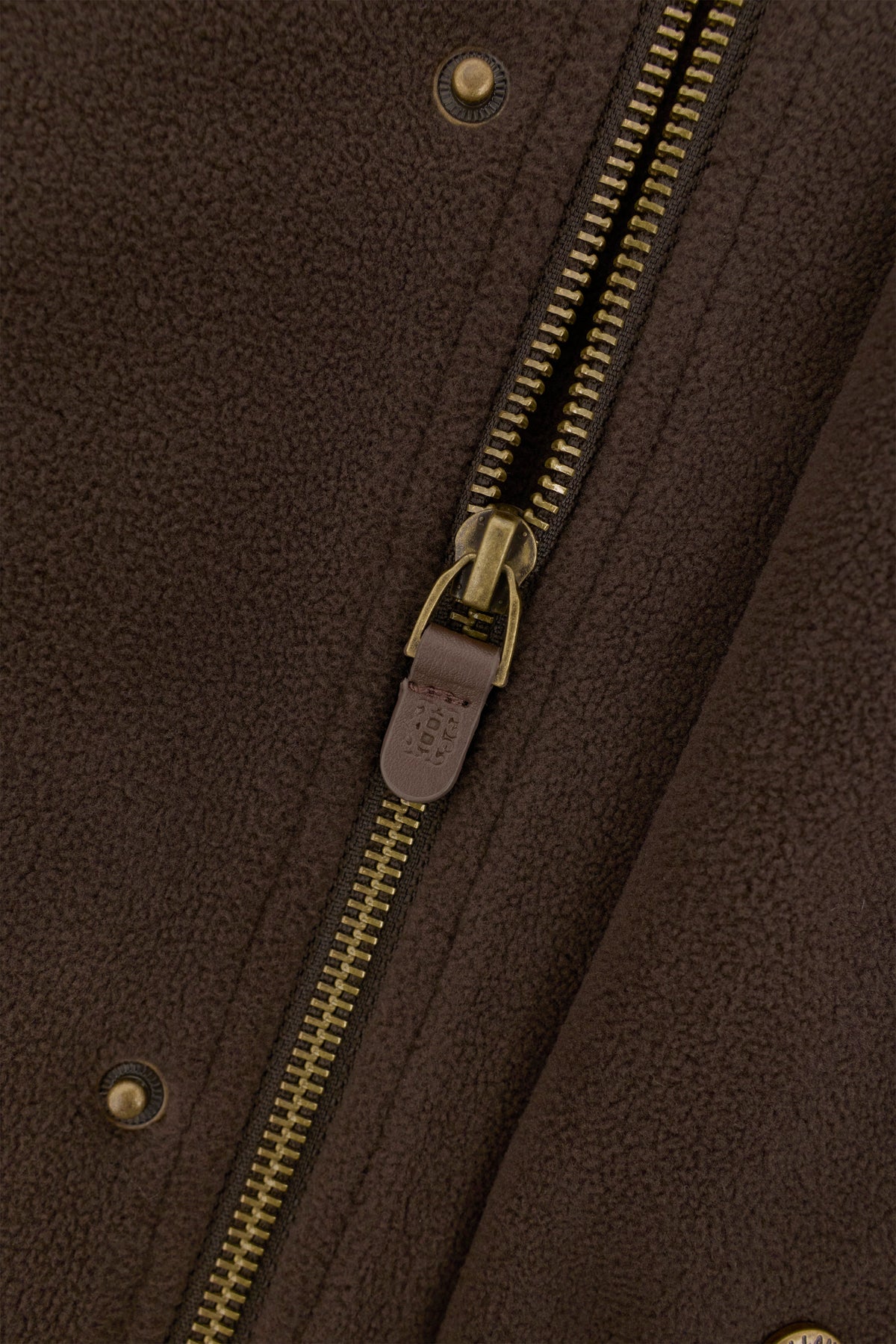 Men's Fleece Field Jacket (Chocolate)