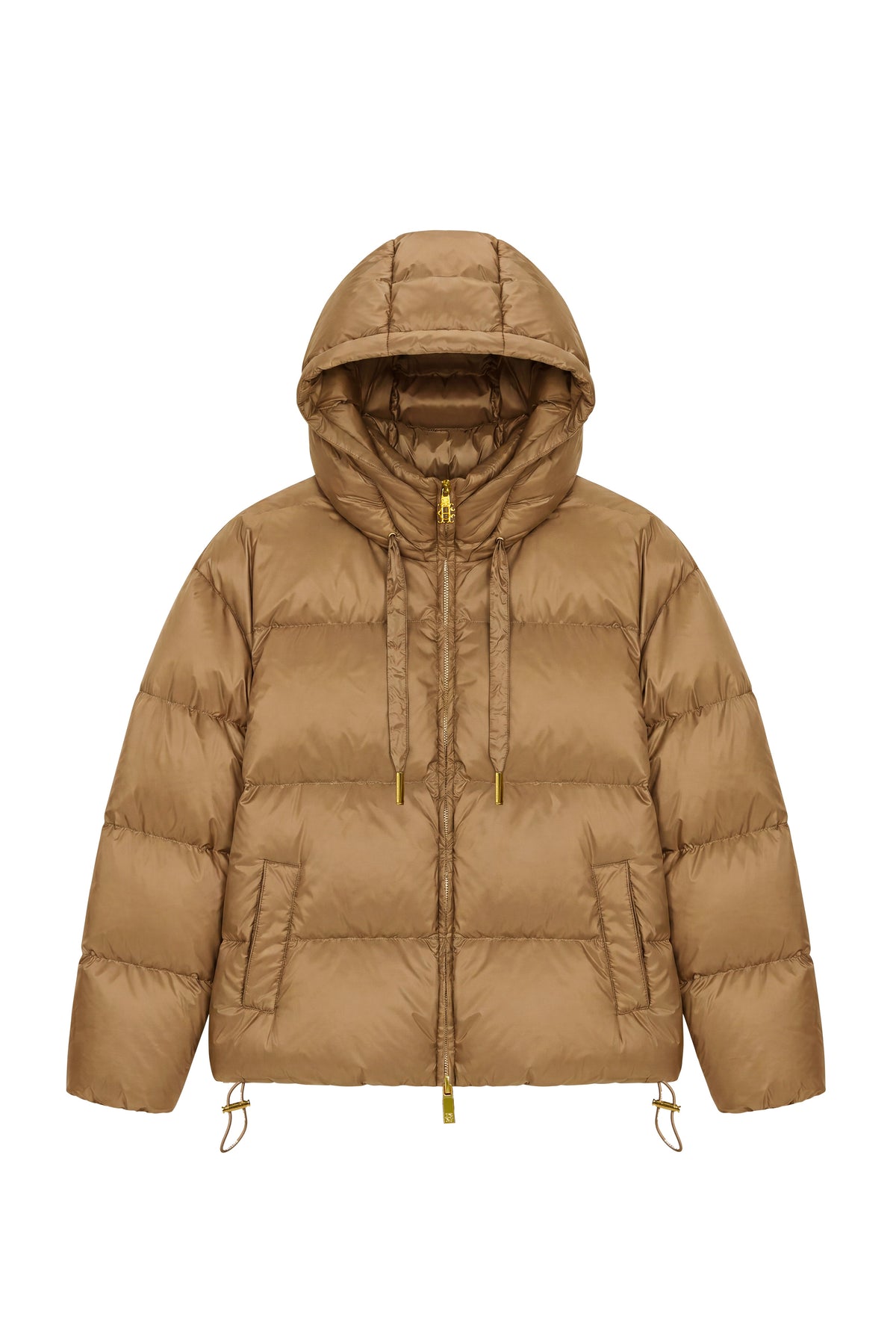 Hooded Baffled Jacket (Whisky)