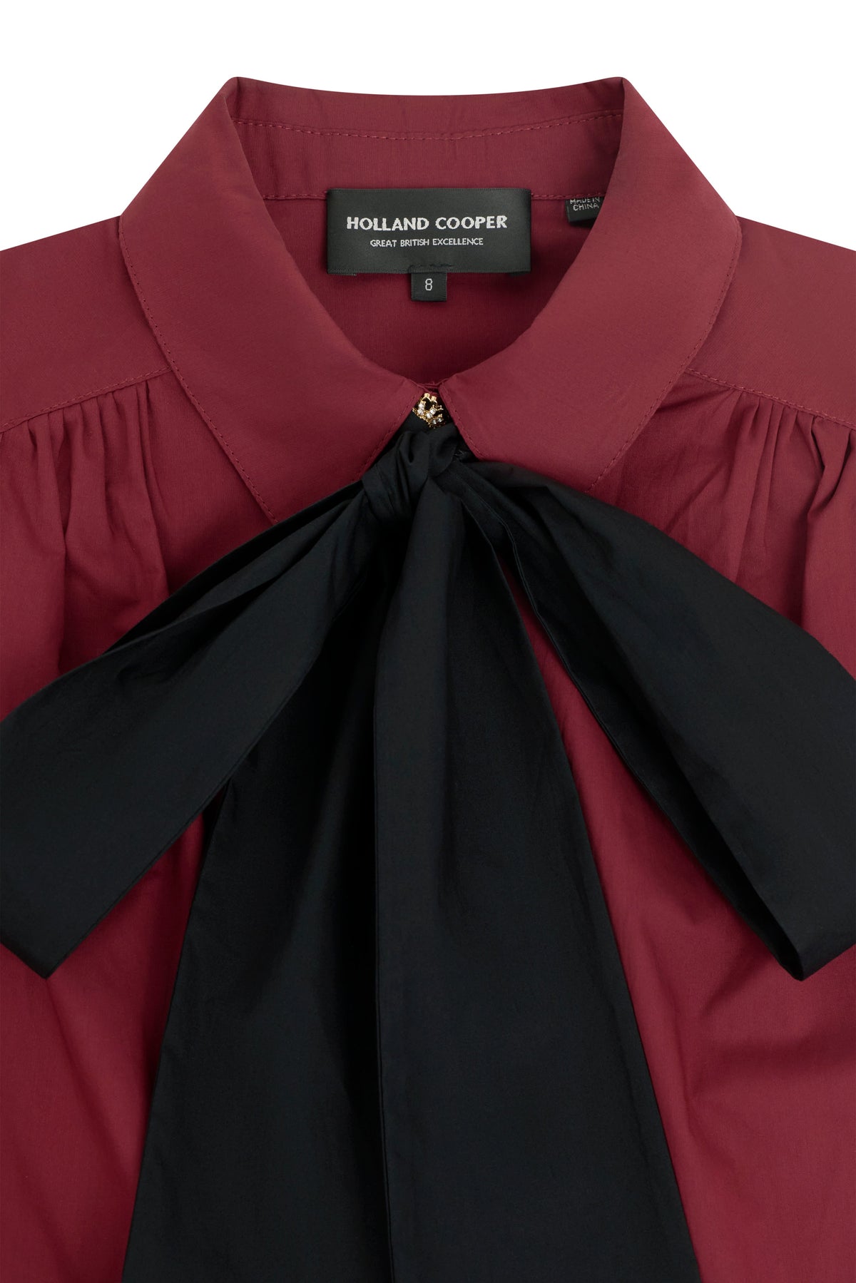 Broadway Blouse (Deep Red)
