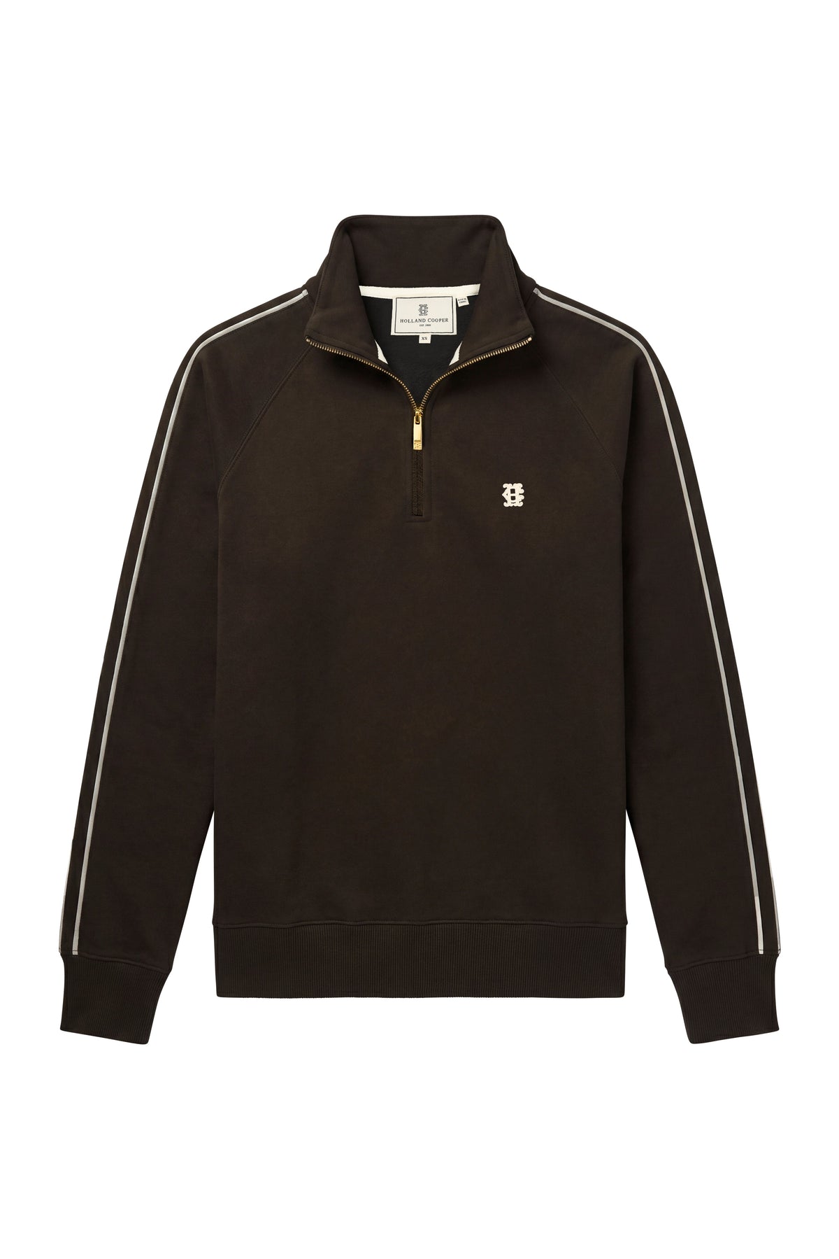 Broughton Quarter Zip Sweat (Chocolate)