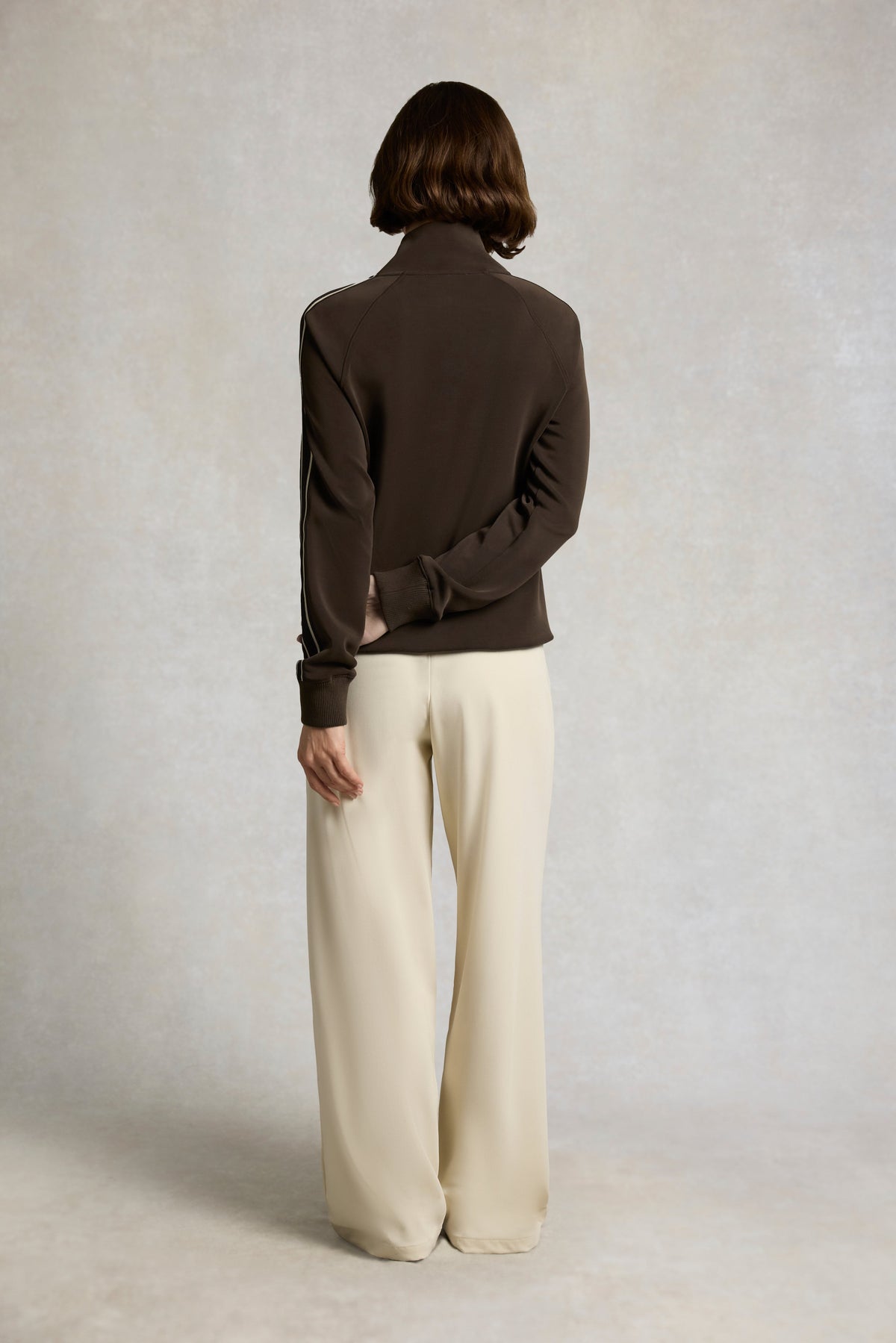 Broughton Quarter Zip Sweat (Chocolate)