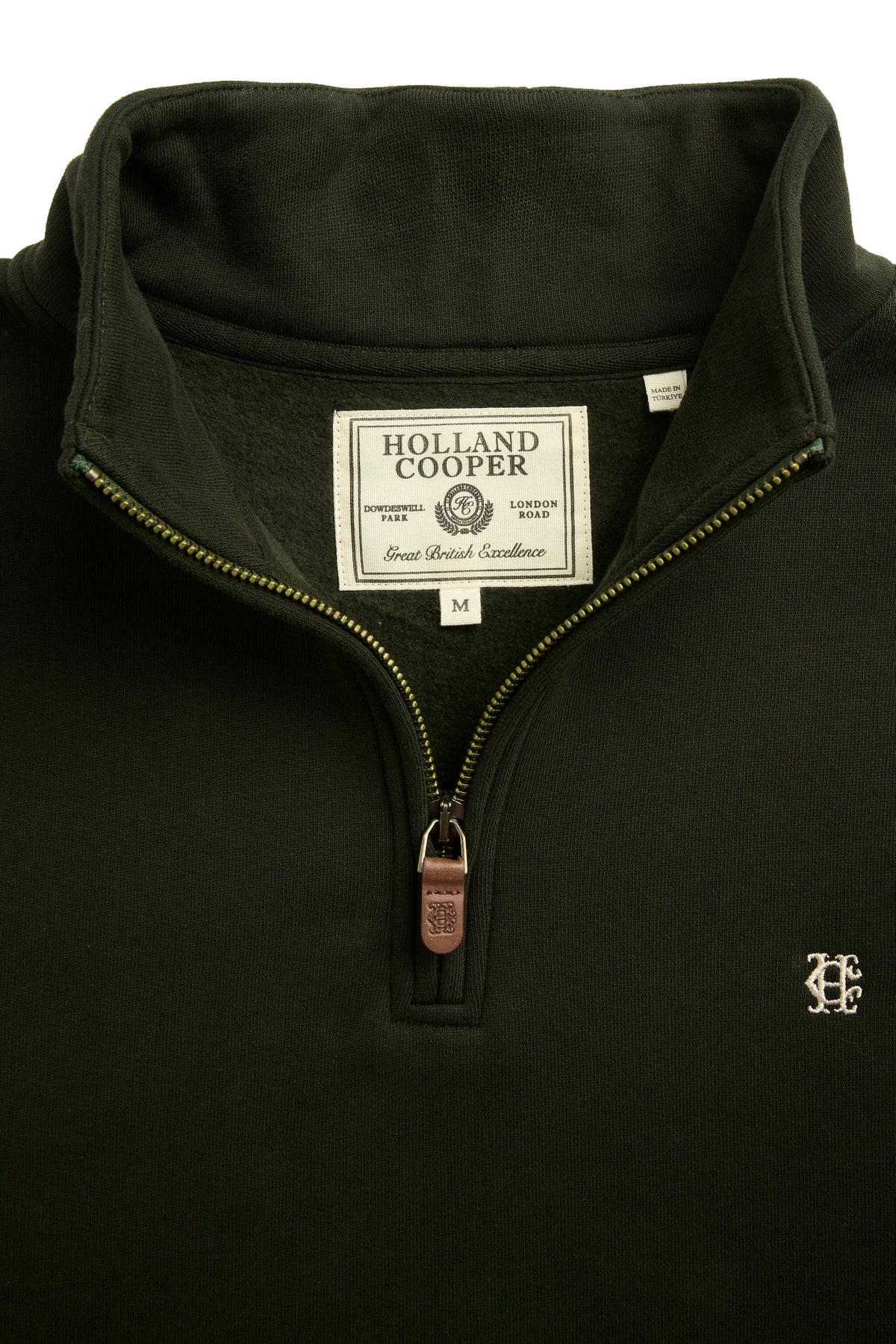 Men's Classic Quarter Zip Sweat (Racing Green)