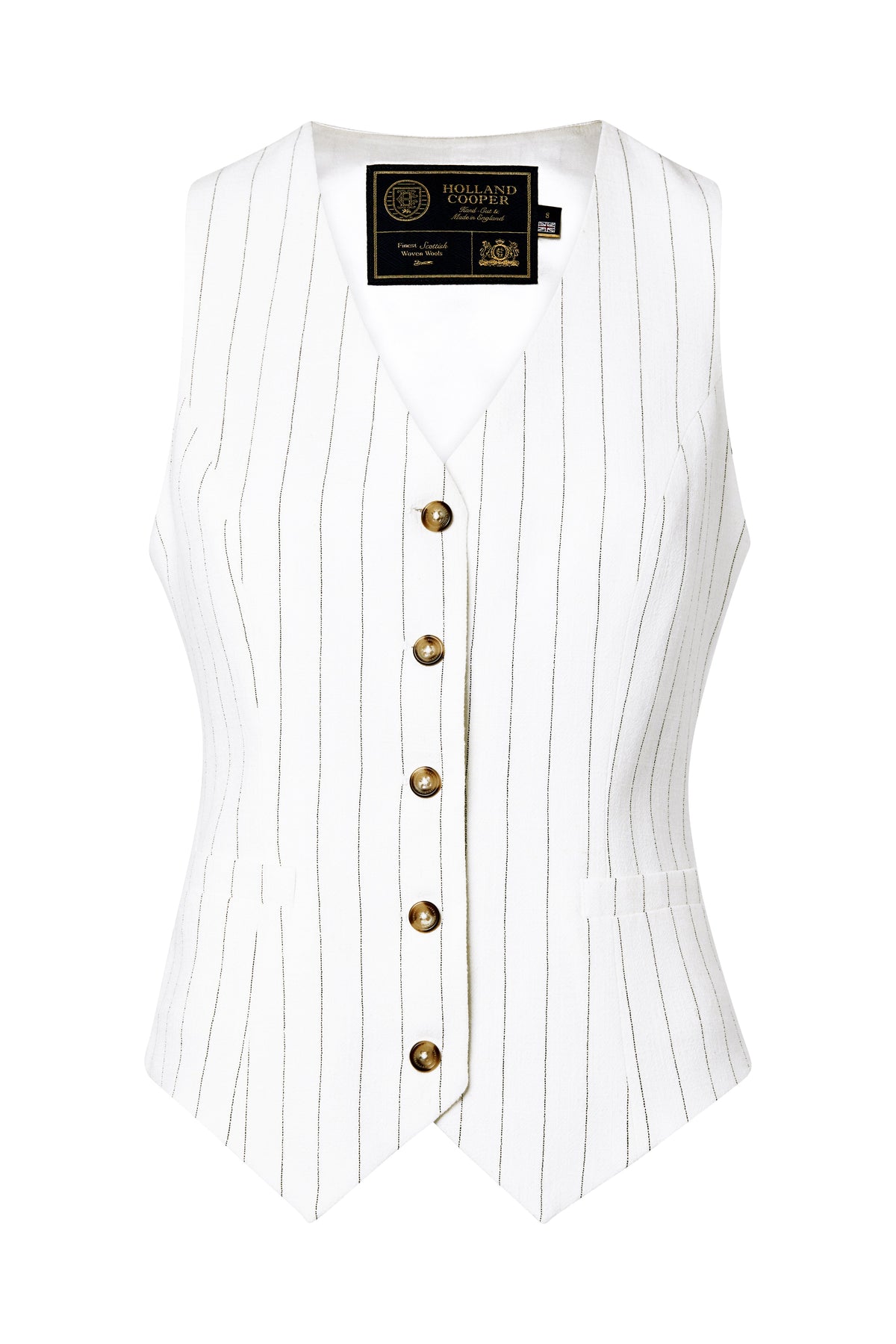 The Oyster Linen Pinstripe Wimbledon Look