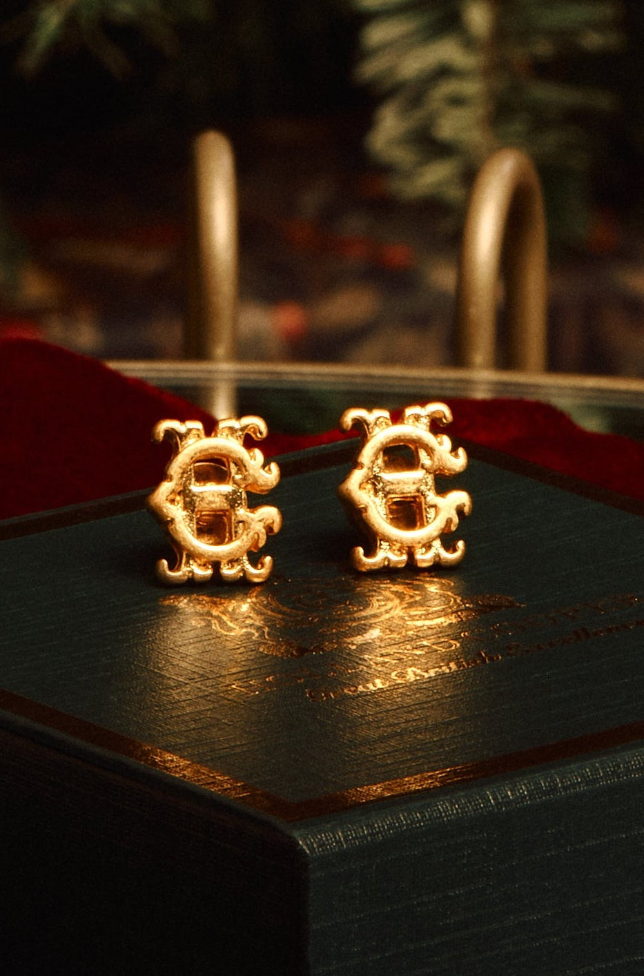 HC Cufflinks (Vintage Gold)