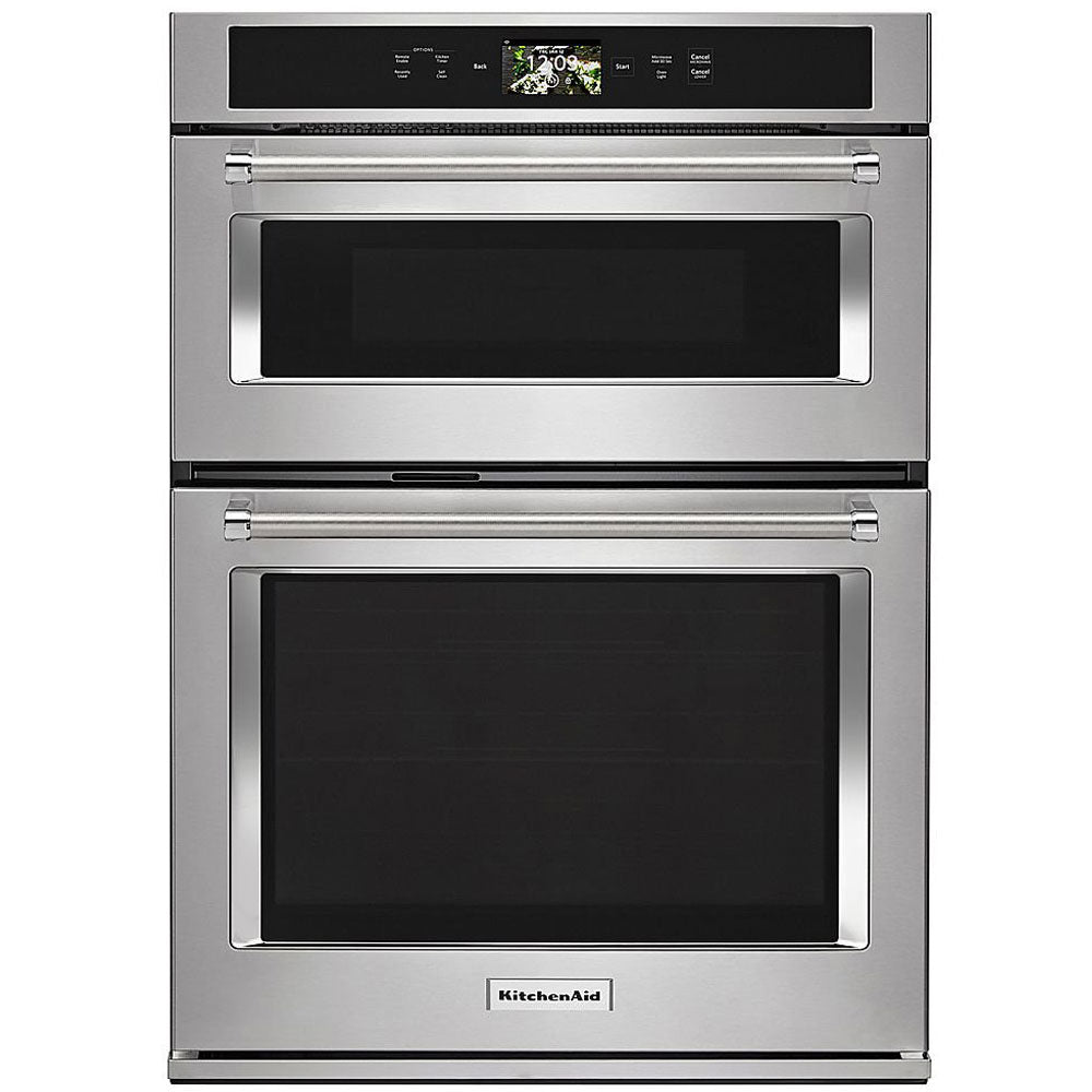 30" Built-in Double Smart Self-Cleaning Wall Oven - Stainless Steel